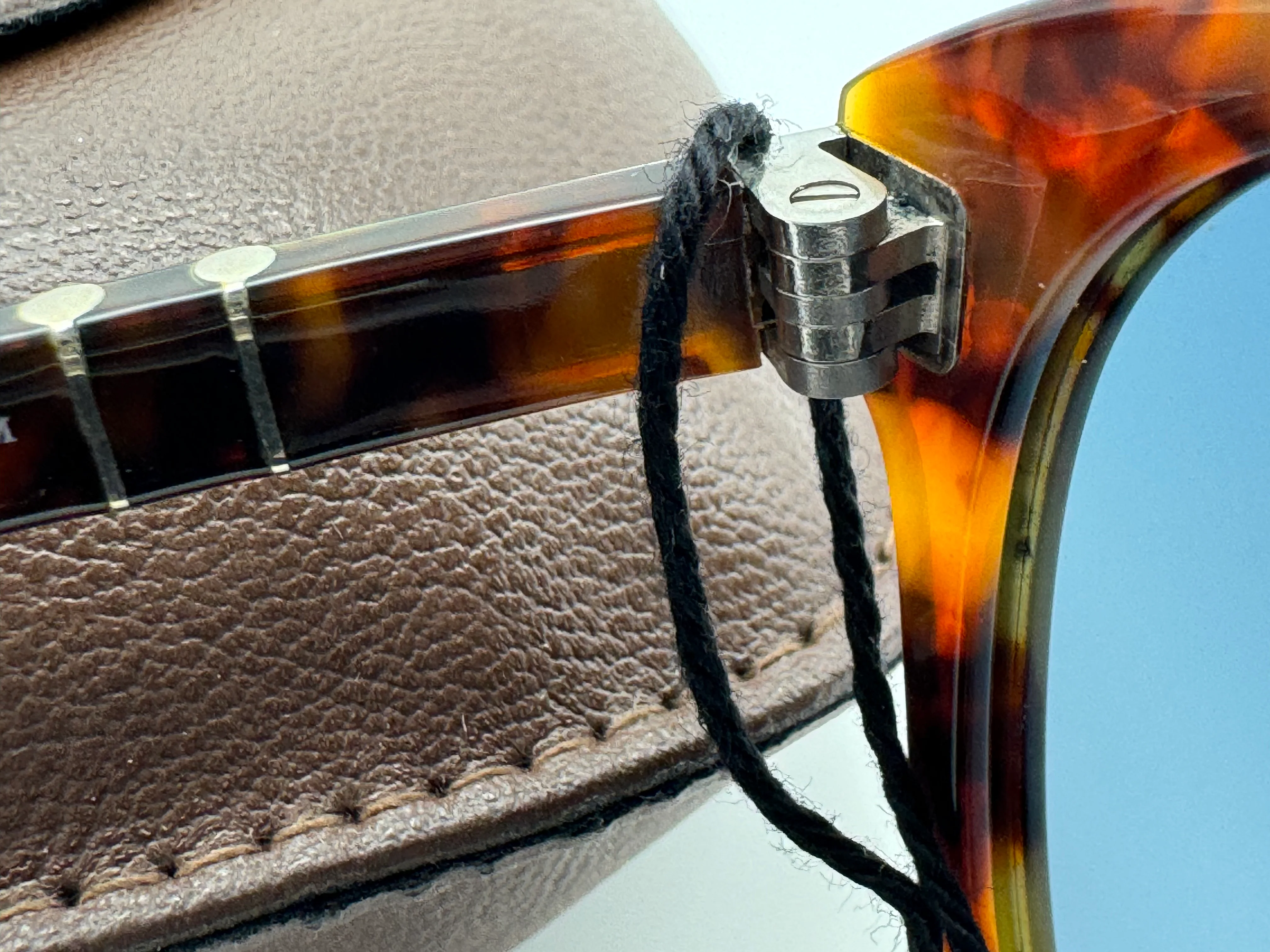Persol 714 SM 54mm Caffe Light Blue Gradient Dark Blue Polarized 0108 / S3 Steve McQueen Italy NEW - Image 12