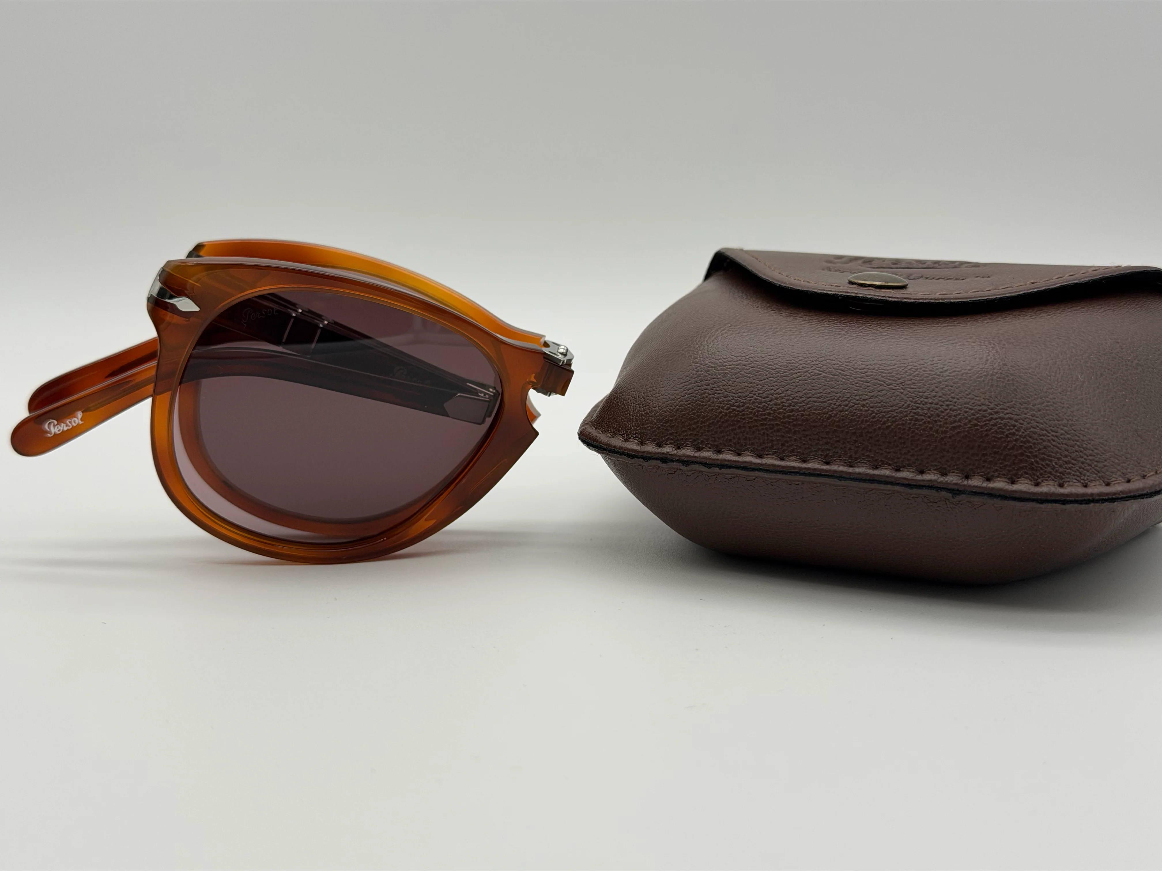 Persol 714 SM 54mm Terra DI Siena / Violet 96 / 53 Folding Steve McQueen limited Itlay NEW - Image 11