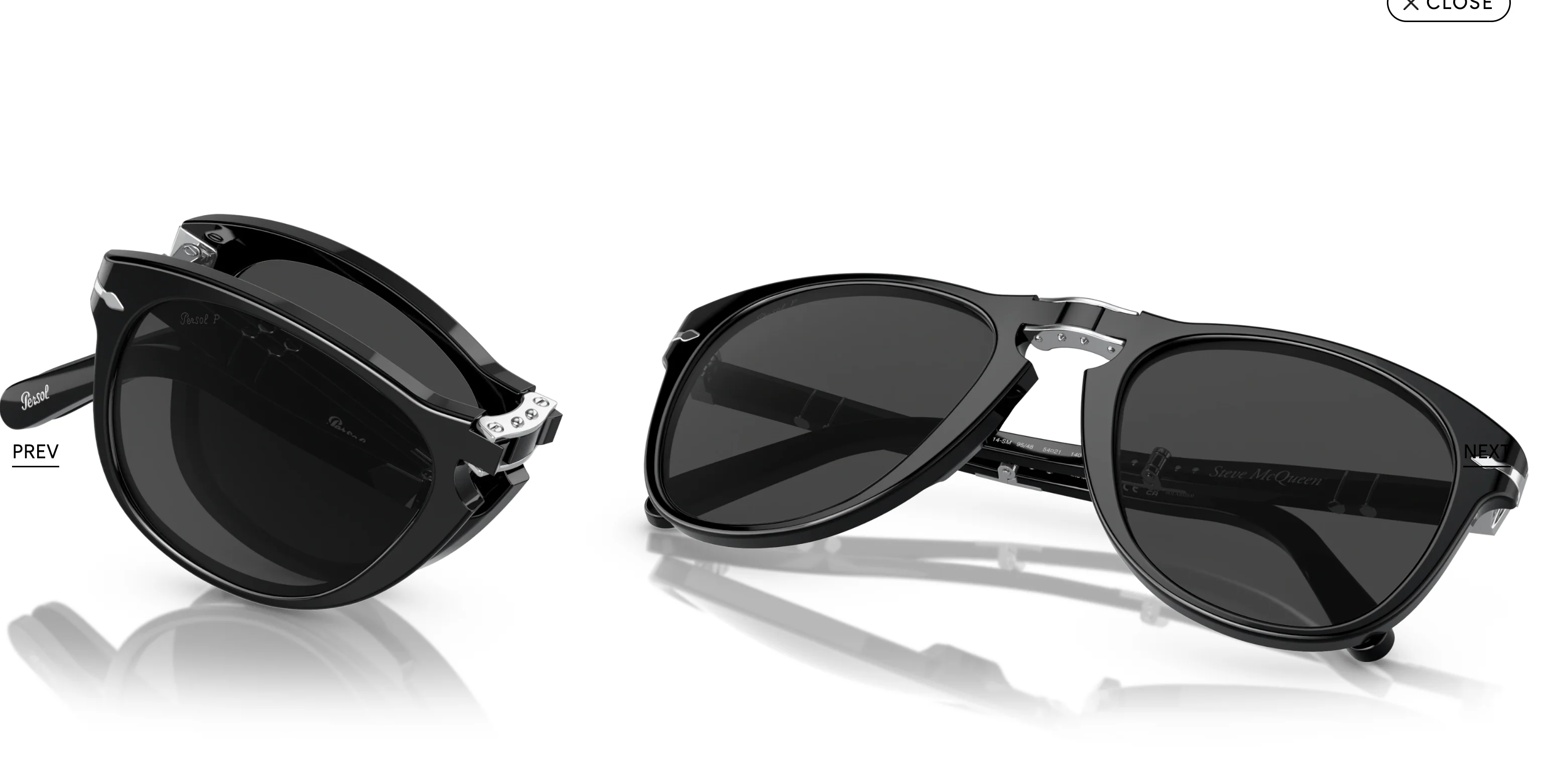 Persol 714SM 95/48 54MM Steve McQueen Folding Black / Grey Polarized Lens - Image 3