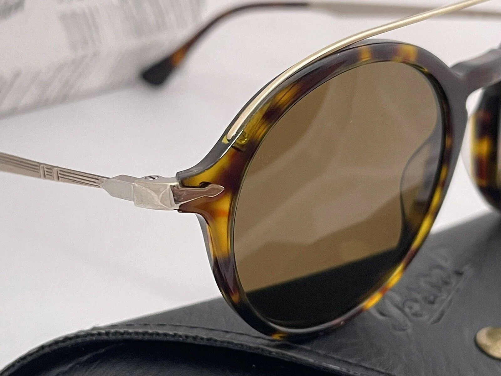 Persol Calligrapher Edition Double Bridge Havana PO3172S 24/57 NEW ITALY - Image 6