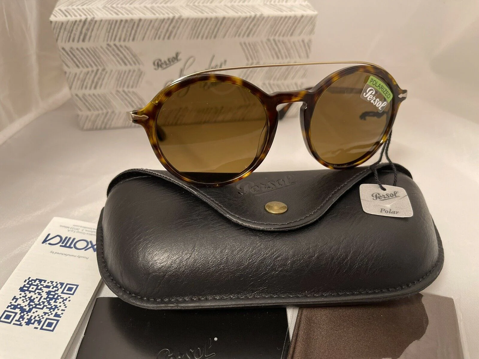 Persol Calligrapher Edition Double Bridge Havana PO3172S 24/57 NEW ITALY - Image 8