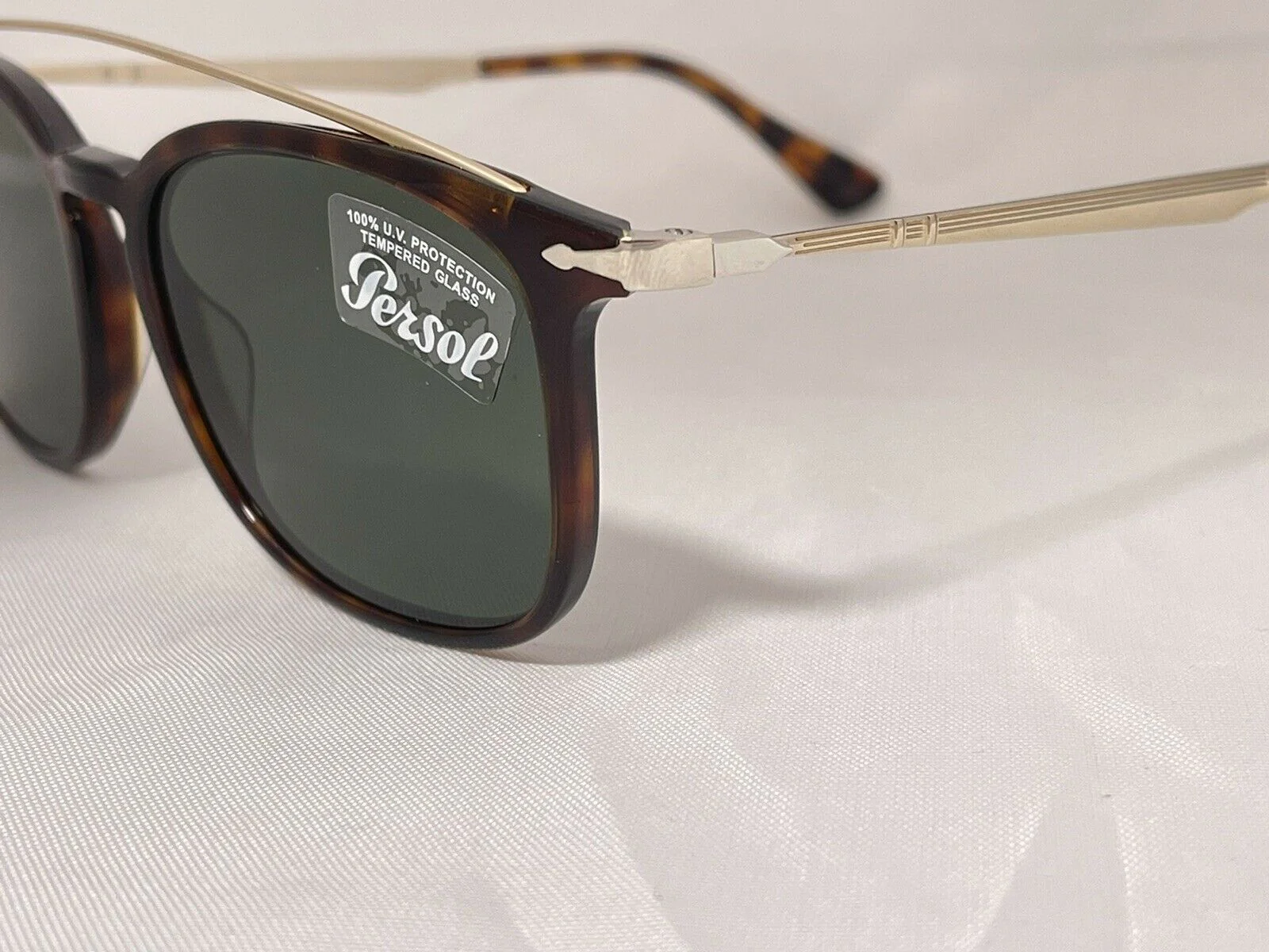 PERSOL Double Bridge Sunglasses PO3173-S 24/31 54mm Calligrapher Edition - Image 4