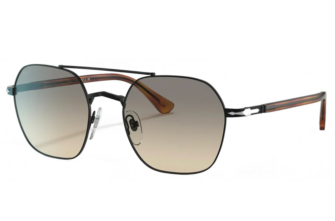 PERSOL PO 2483 S 52mm 109132 Black Azure / Gradient Glass Italy NEW - Image 2