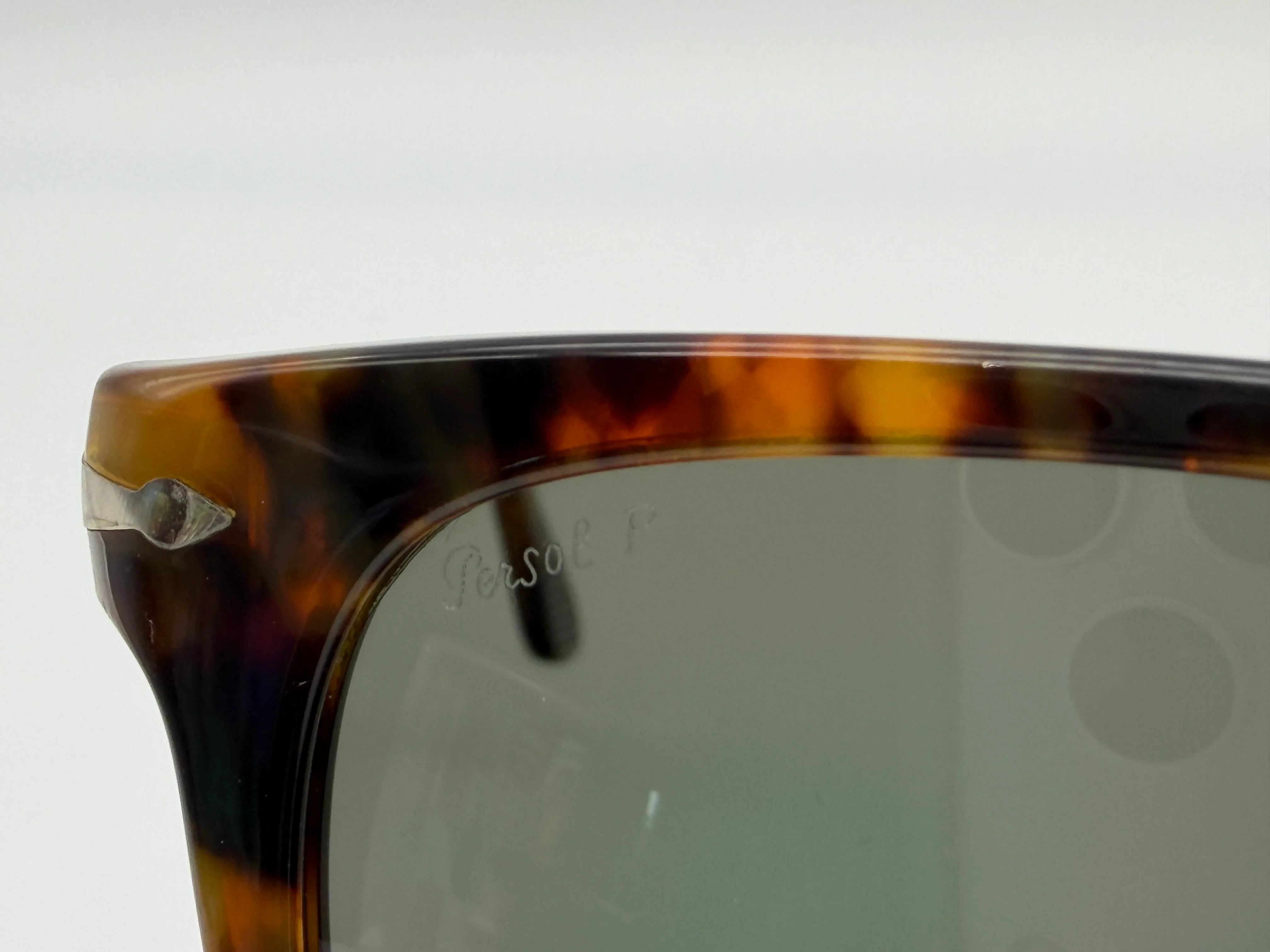 Persol PO 3055 s 54mm Caffe / G 15 Polarized Glass 108 58 Italy Preowned - Image 4