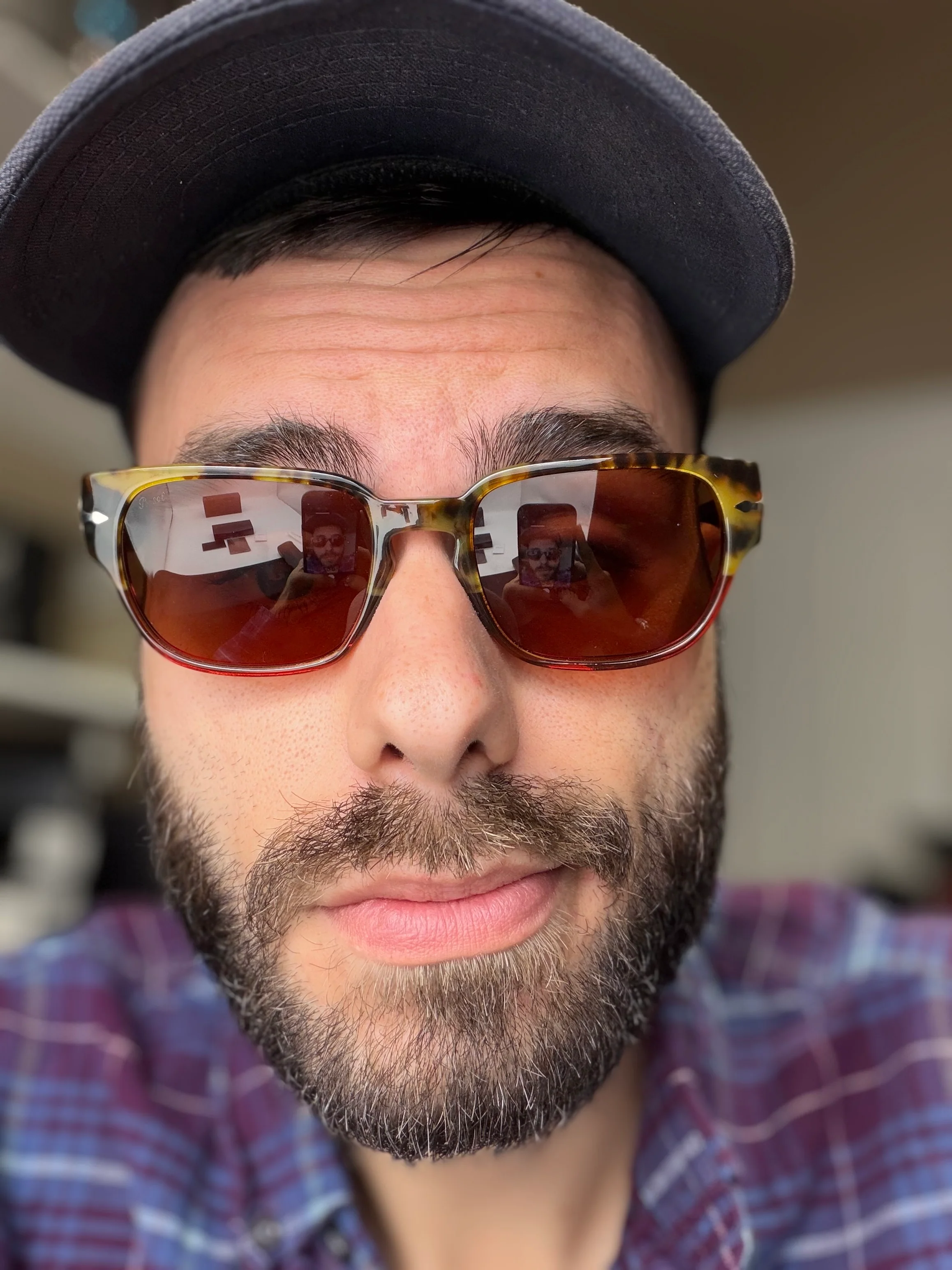 Persol PO 3245 52mm Brown Tortoise - Opal Bordeaux / Light Brown 112154 Italy Open Box - Image 9