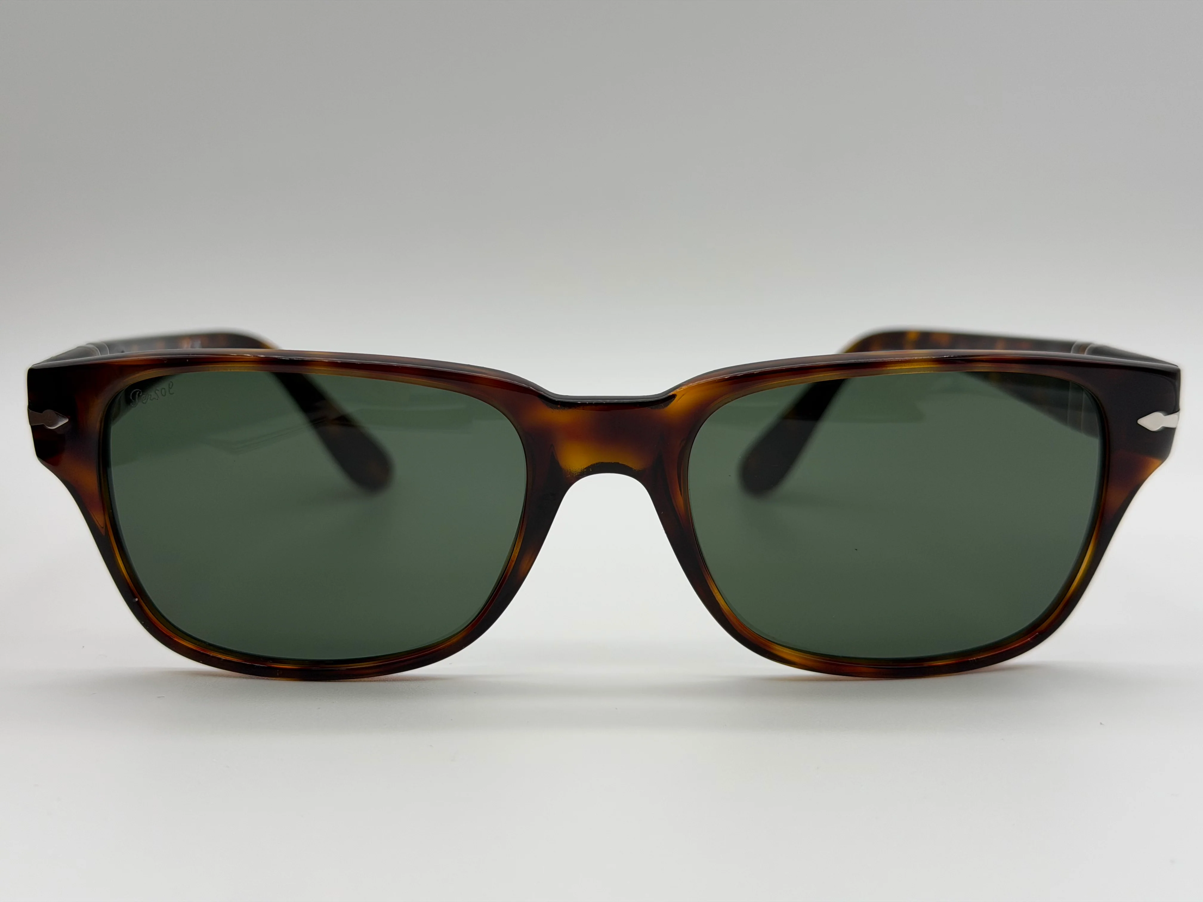 Persol PO 3288 55mm Havana / Green Crystal 25 / 31 Italy Open Box - Image 4