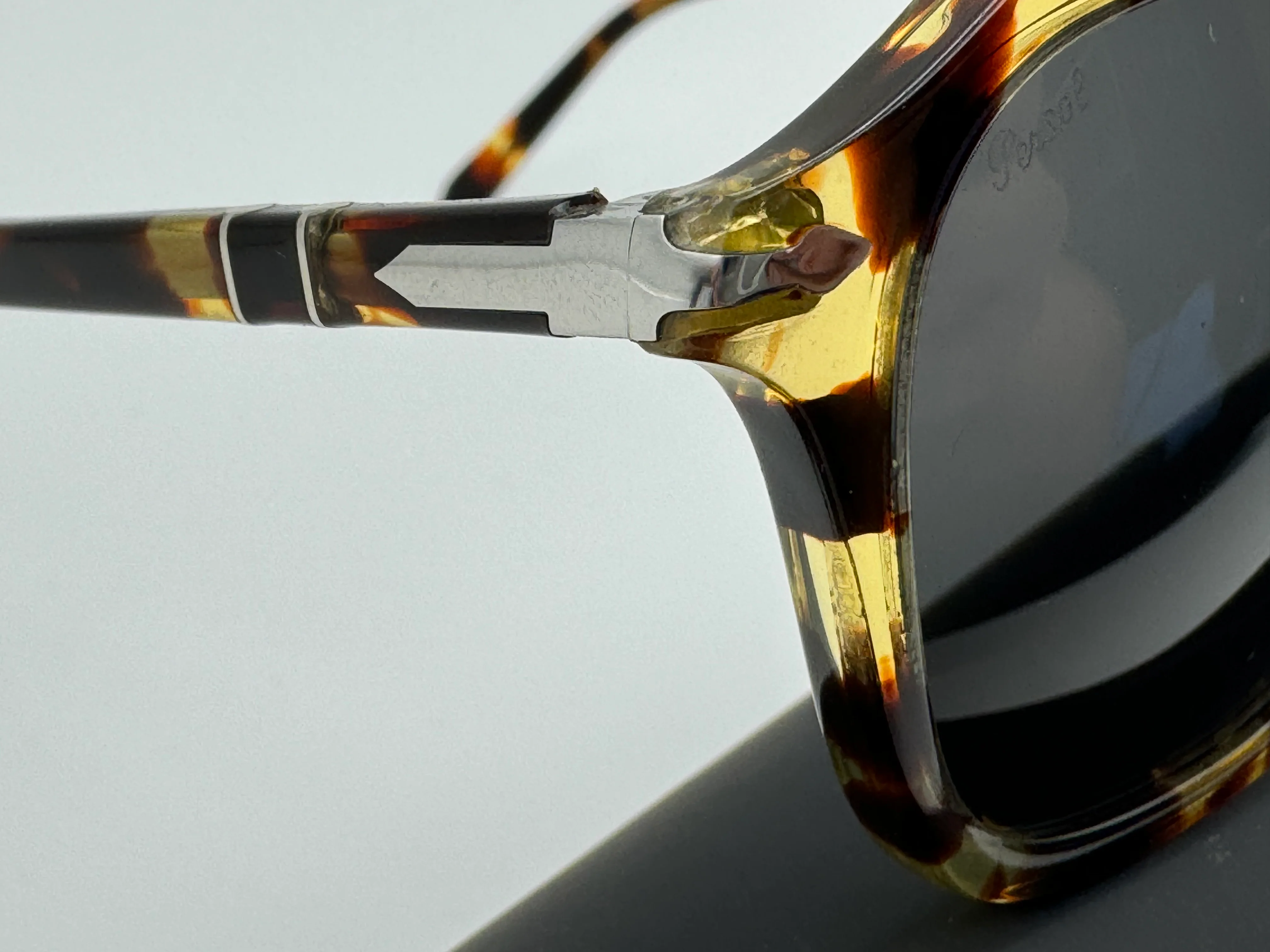 Persol PO 3292 50mm Tobacco Virginia / Dark Gray 985/B1 Italy NEW - Image 6