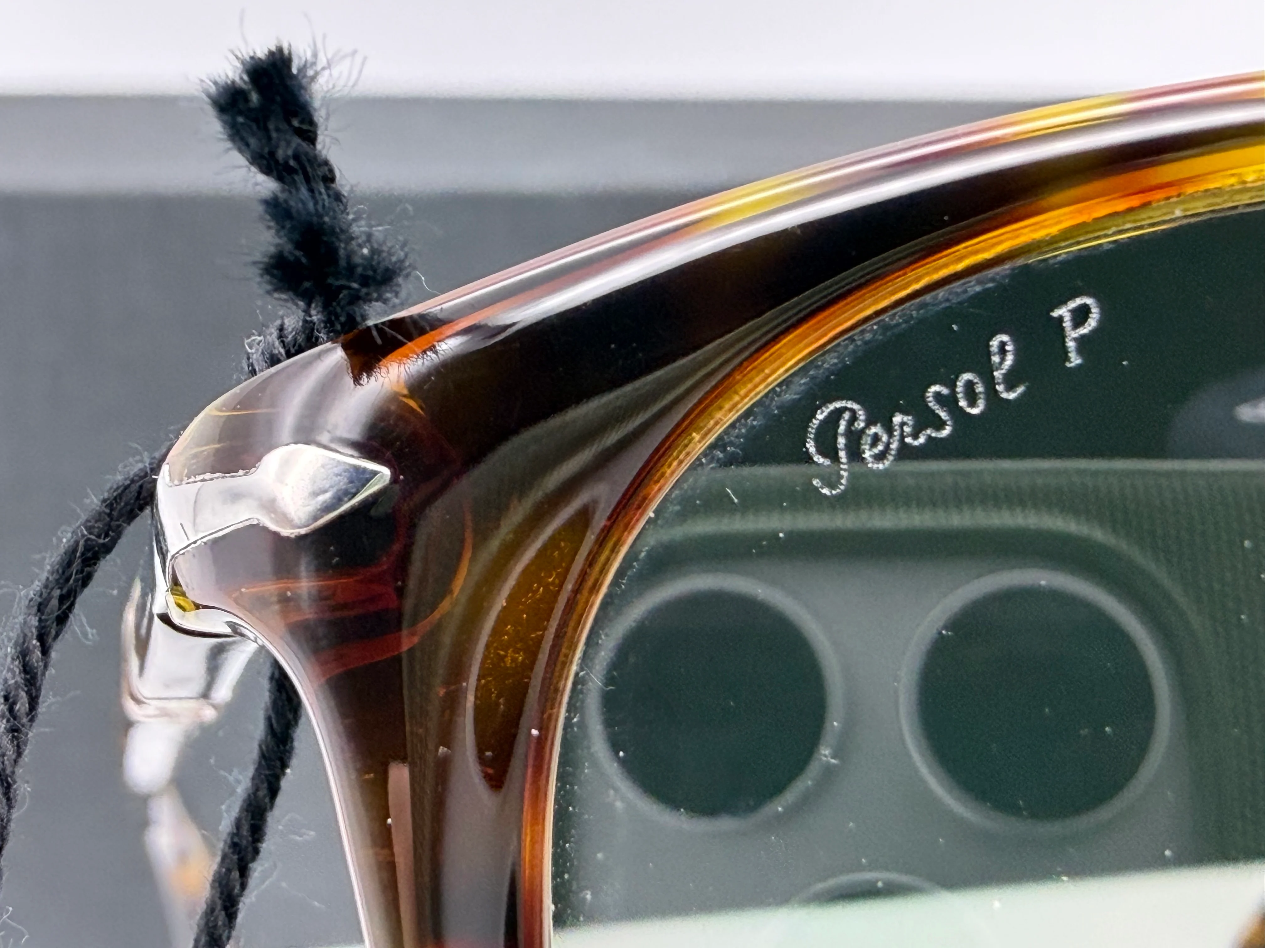 Persol PO 3314S 57mm Havana / Polarized Green 24 / 58 Italy NEW - Image 5