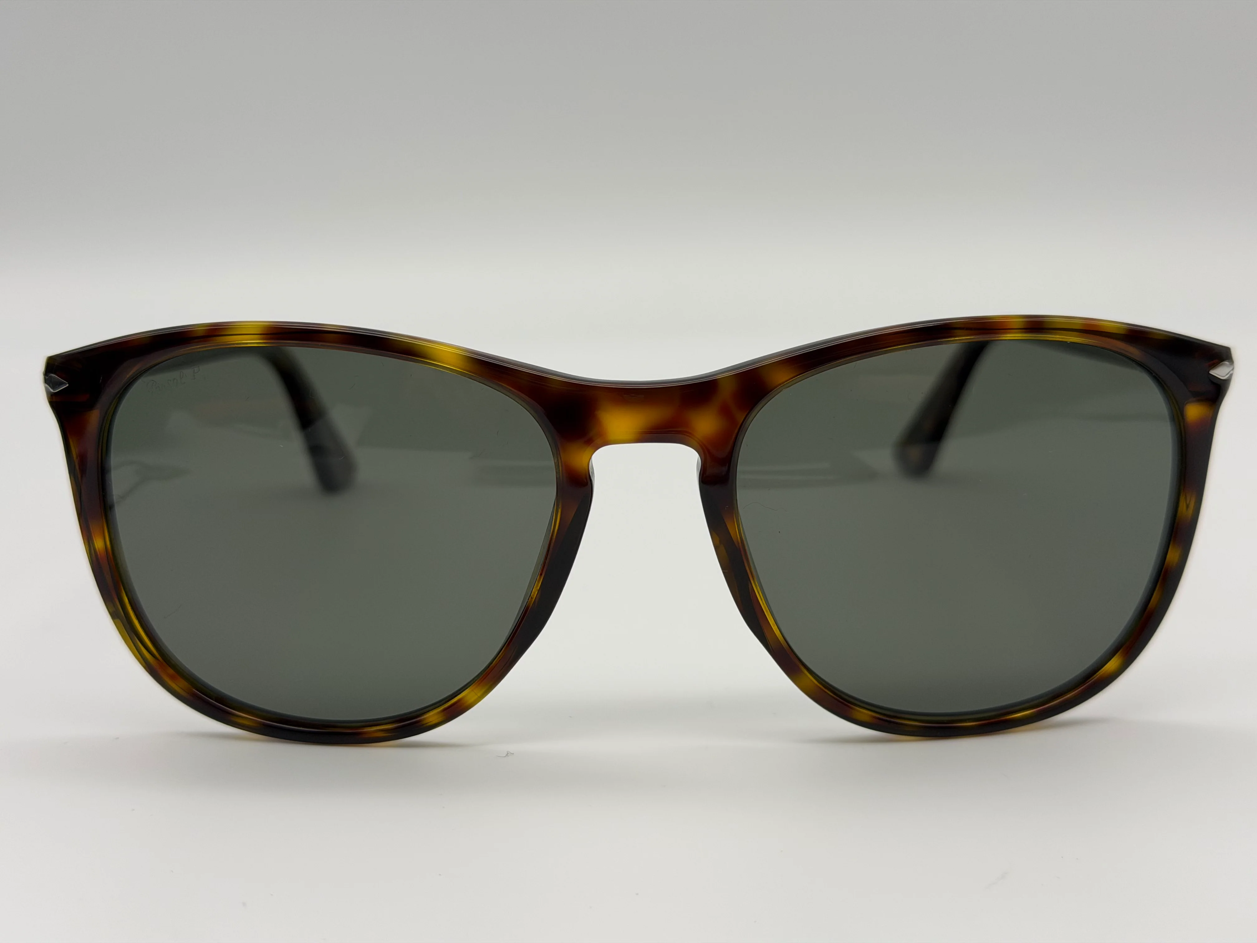 Persol PO 3314S 57mm Havana / Polarized Green 24 / 58 Italy NEW - Image 7