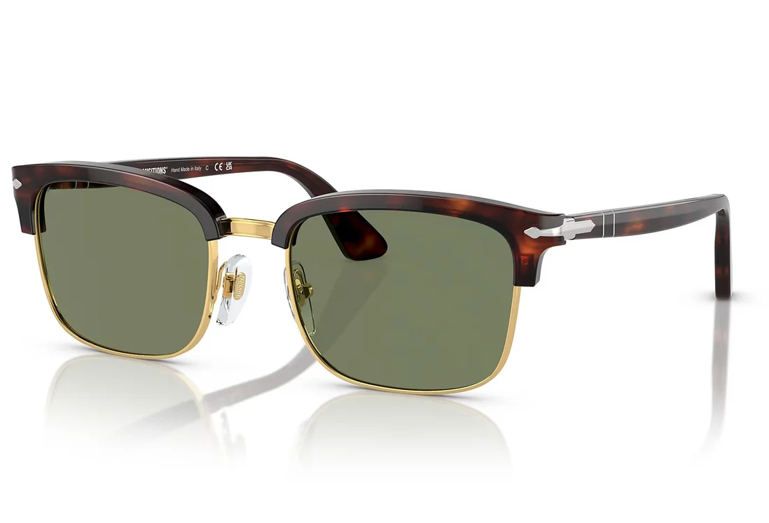 Persol PO 3327S 54mm Transitions Havana / Green 24 / GJ Italy NEW - Image 2
