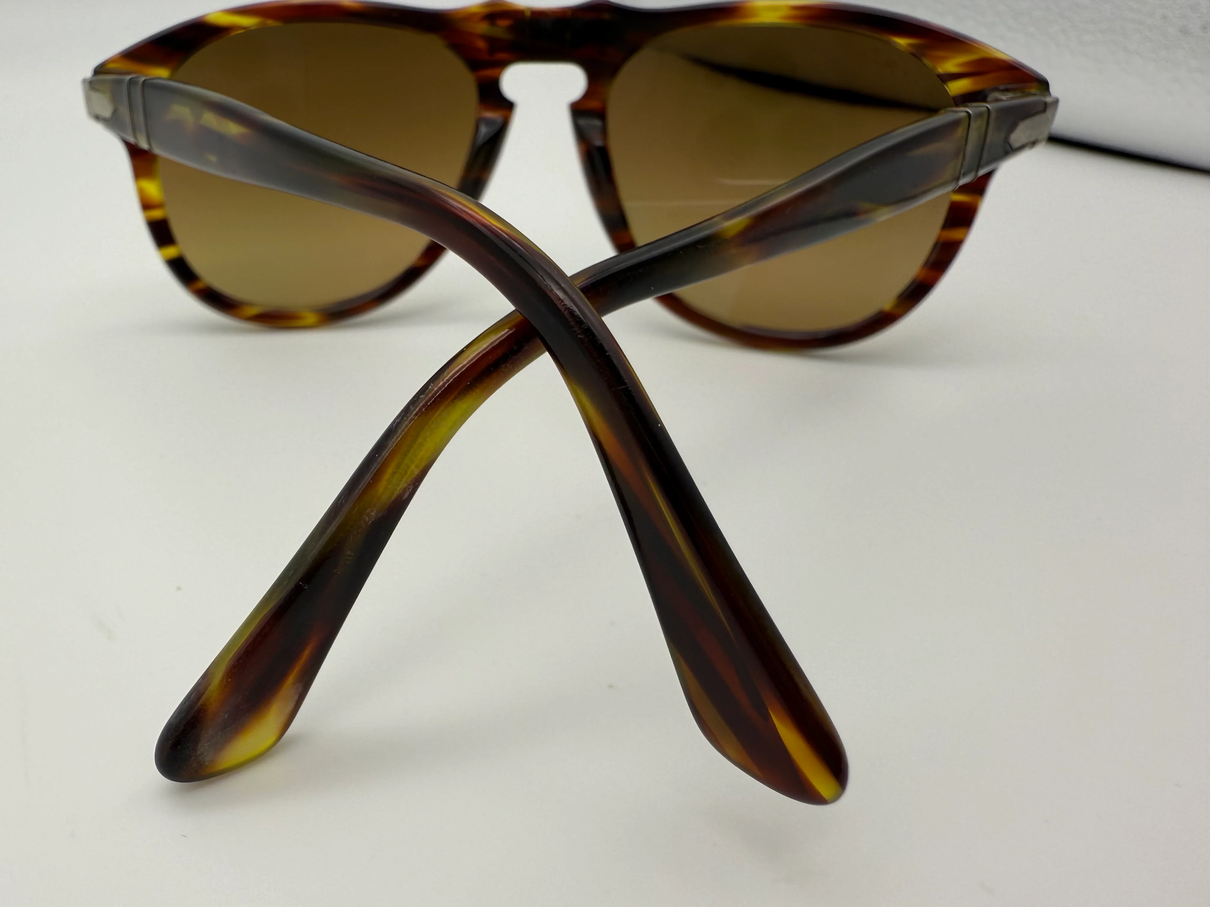 Persol PO 649 54mm Photochromic 938/81 3F brown tortoise polarized sunglasses READ DESCRIPTION - Image 3