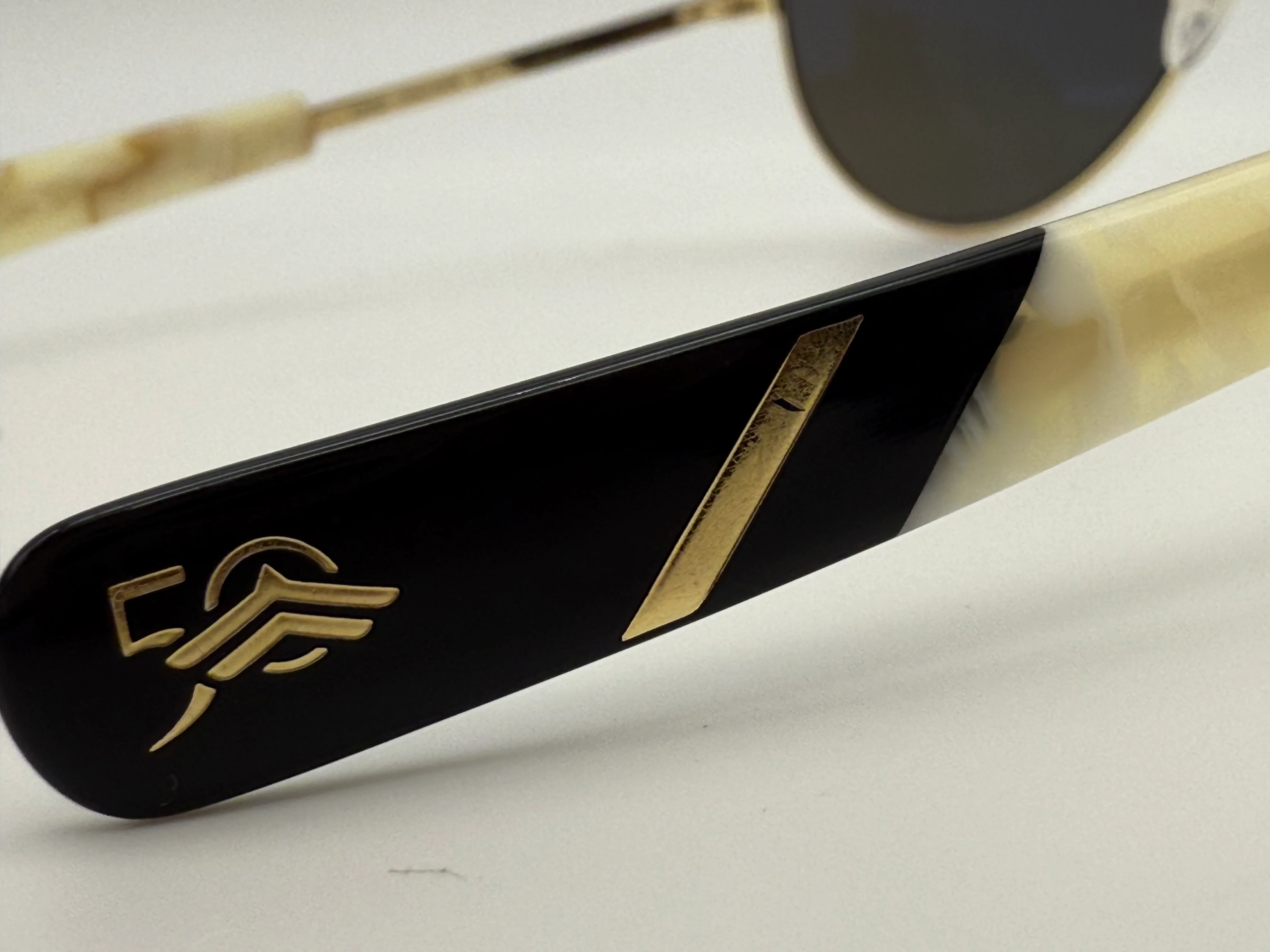 Randolph Concorde 50th Anniversary 61mm Limited Edition 23K Gold American Gray Polarized Preowned made in USA - Image 11