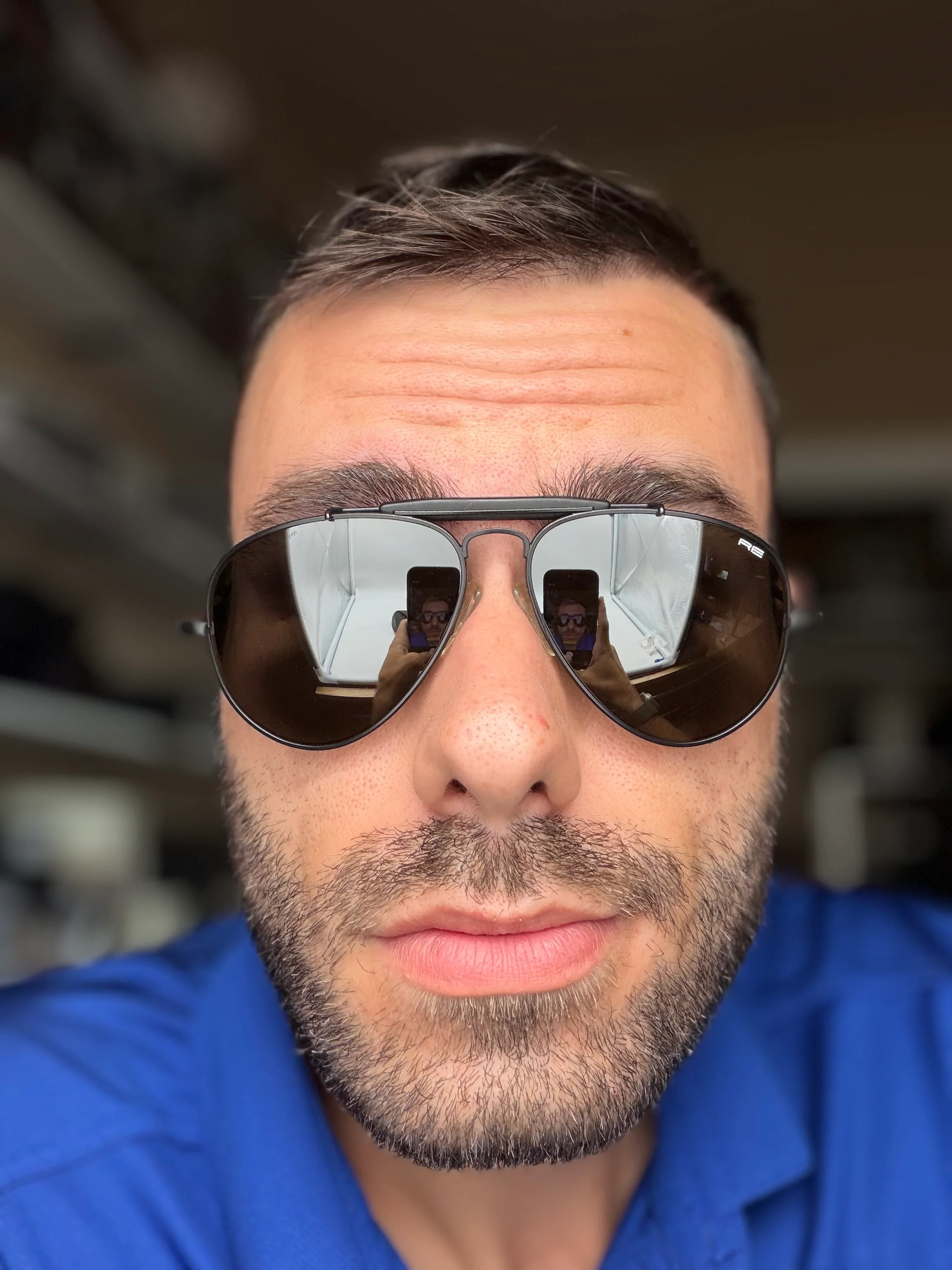 Randolph Engineering x Michael Bastian 58mm Matte Black / Silver Mirror Glass lenses Cable Temples - Image 11