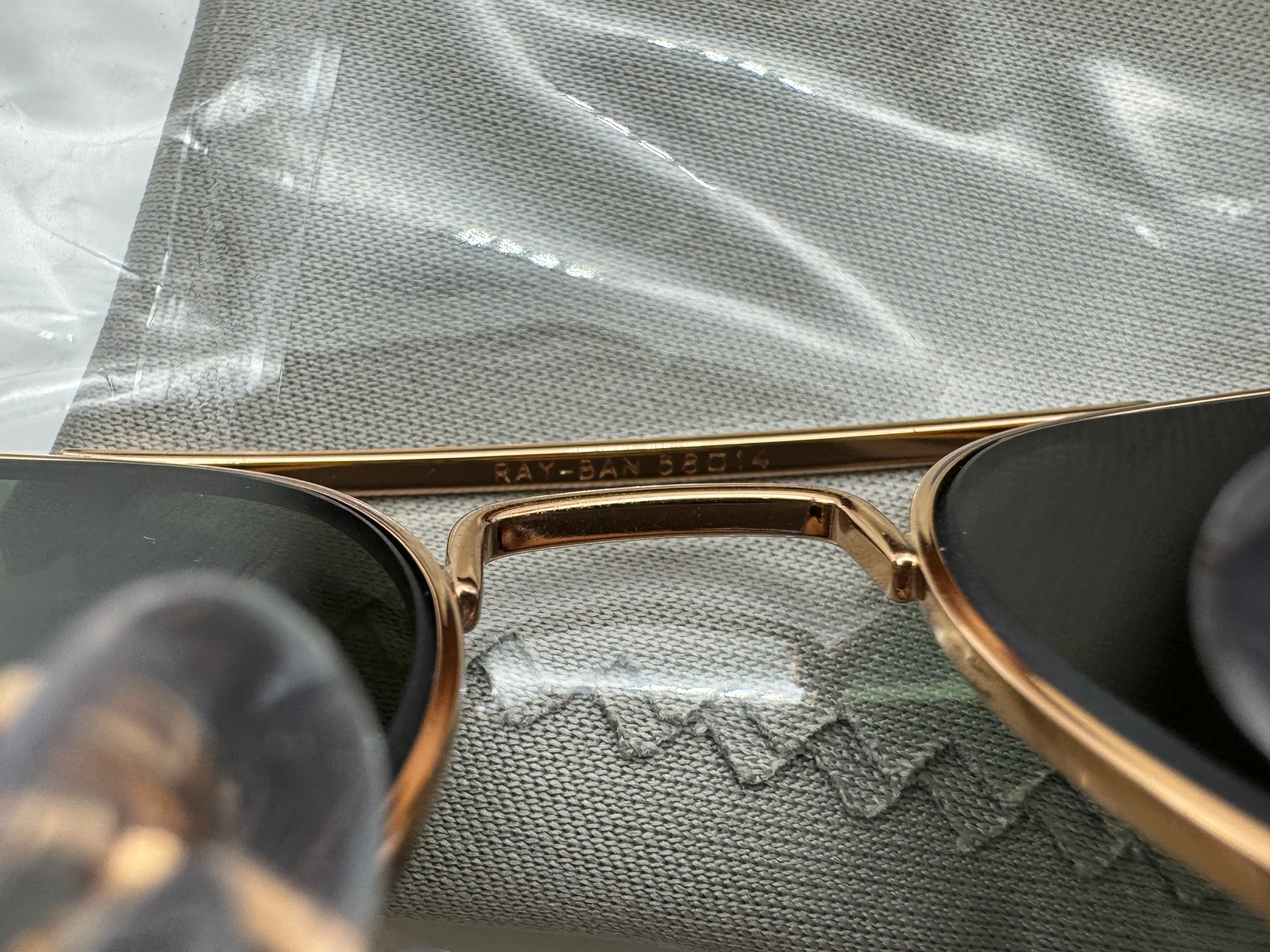 Ray-Ban Aviator 58mm RB 3025 Rose Gold / G-15 920231 Italy NEW - Image 5