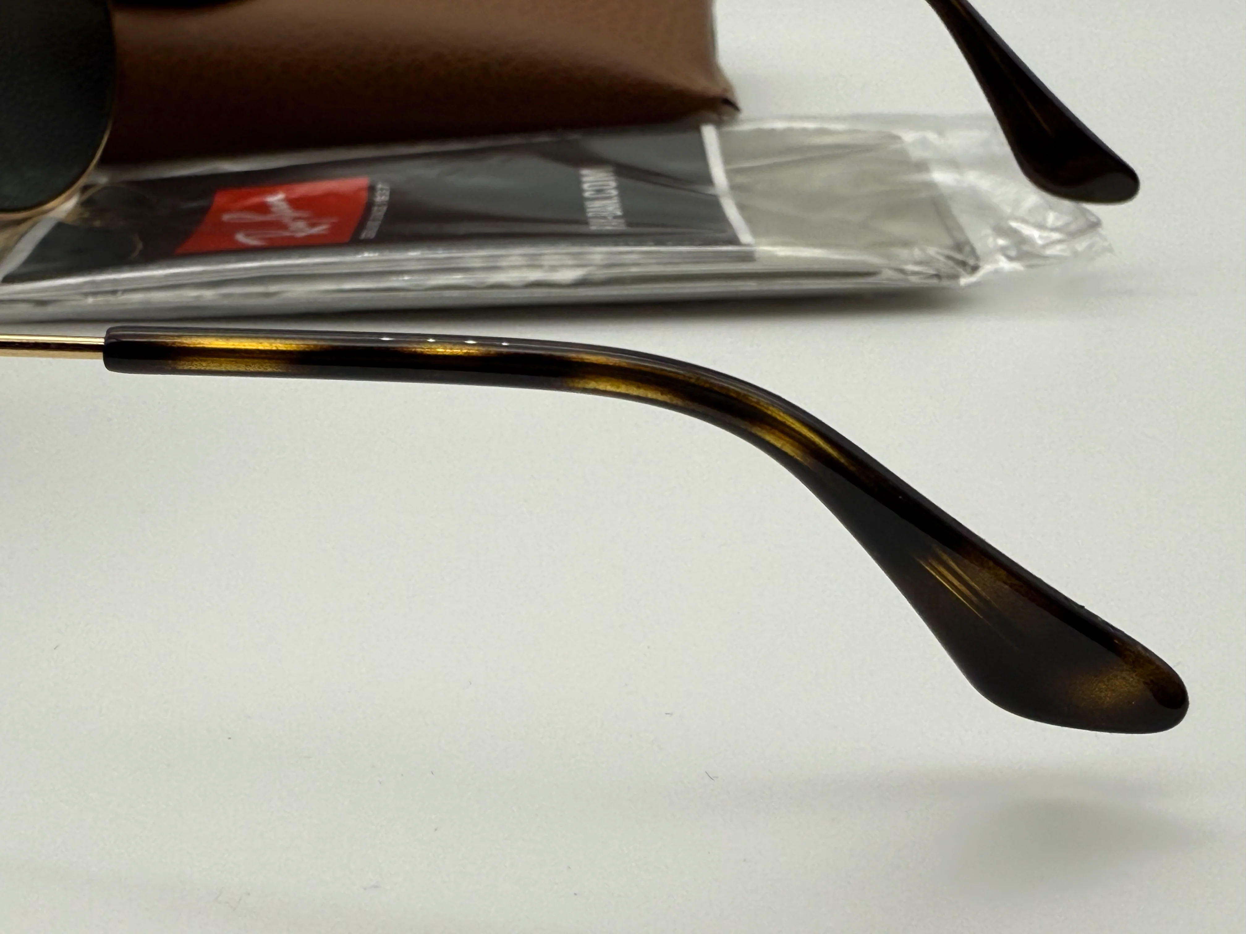 Ray-Ban Aviator Classic 58mm RB 3025 Gold Havana / G-15 181 Italy NEW - Image 10