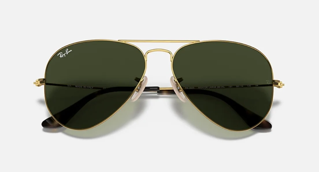 Ray-Ban Aviator Classic 58mm RB 3025 Gold Havana / G-15 181 Italy NEW - Image 3