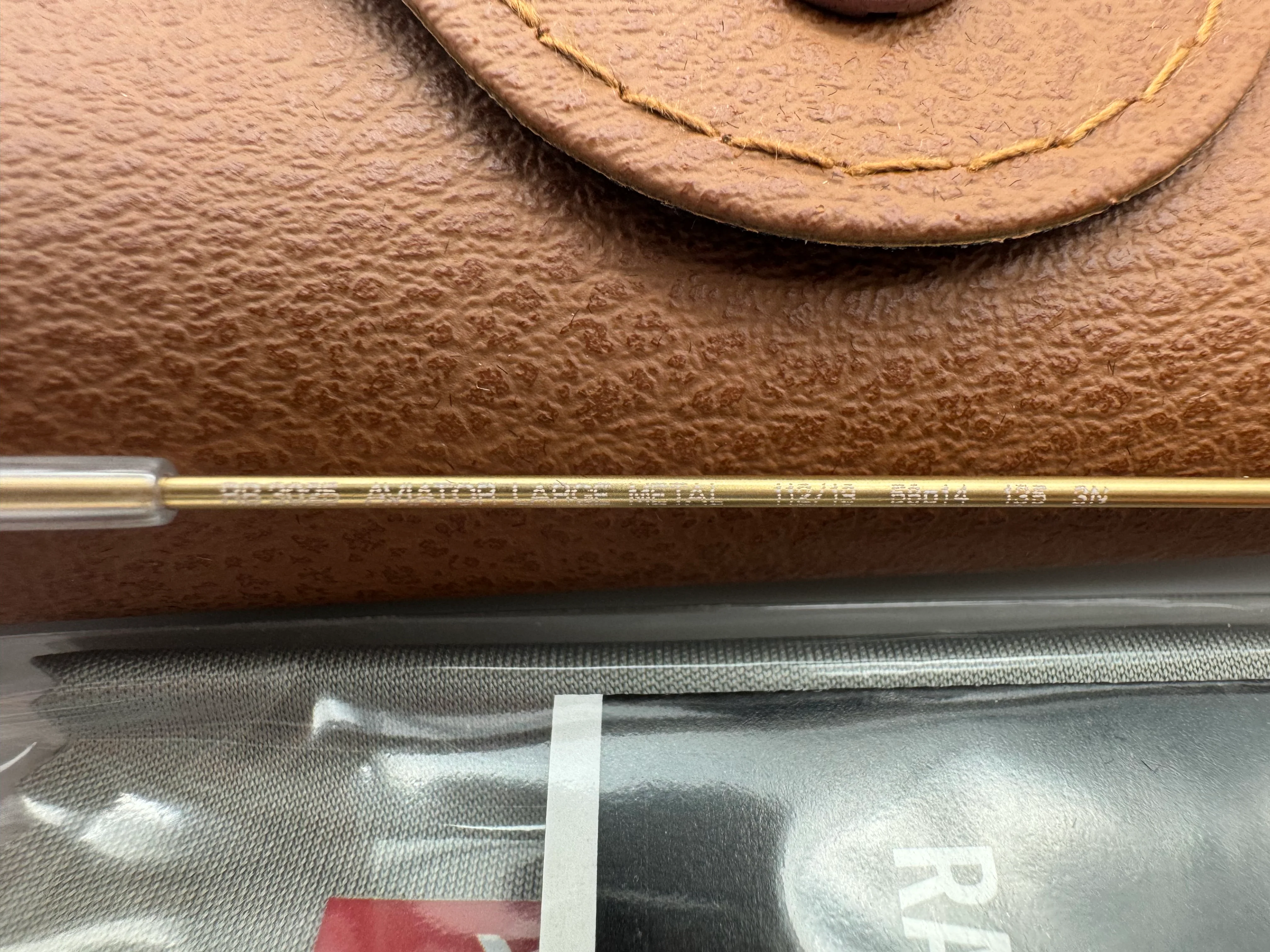 Ray Ban Aviator Flash 58mm RB 3025 Matte Gold Green Flash Italy NEW - Image 6