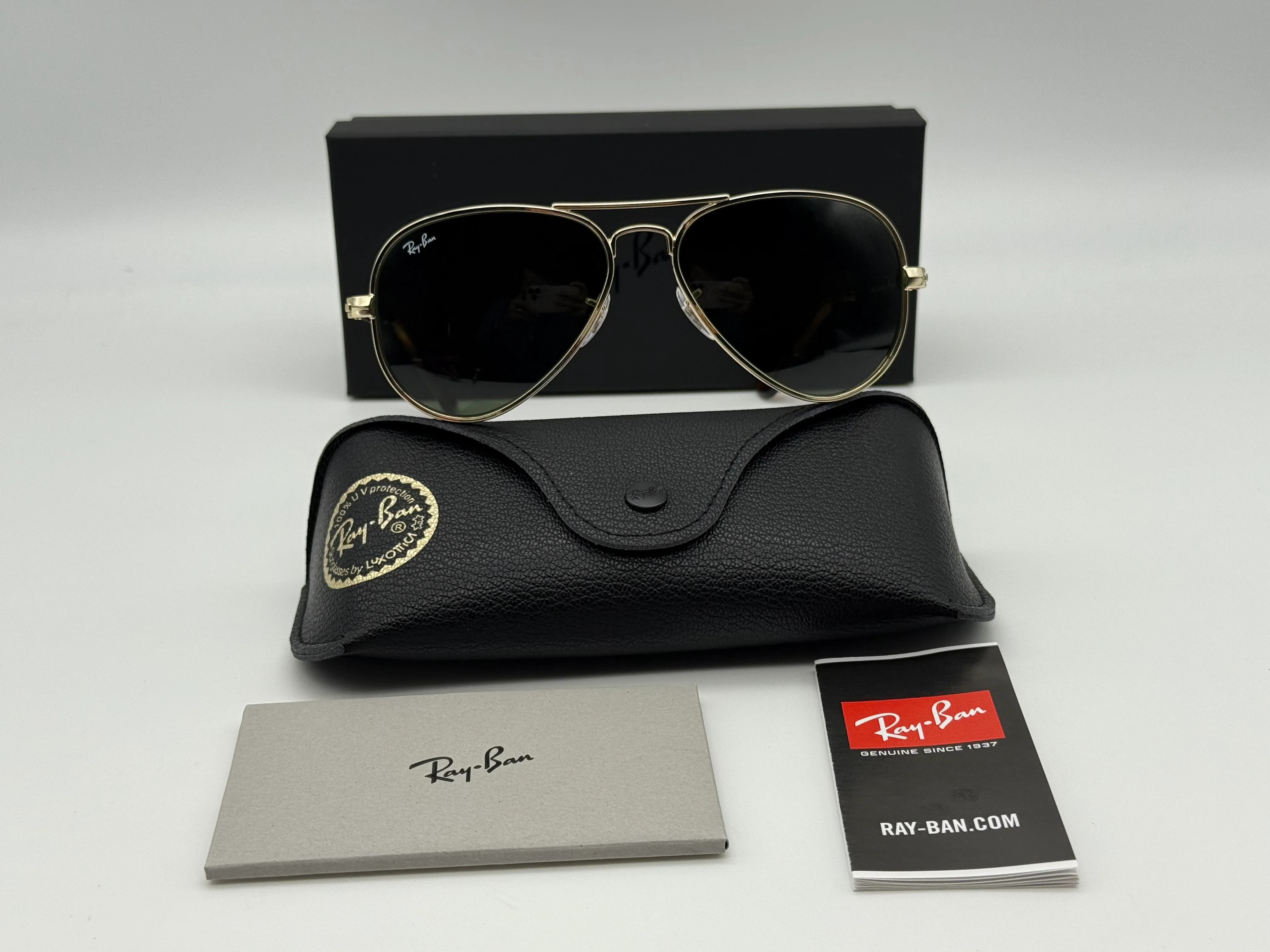 Ray-Ban Aviator Max 58mm Gold / G 15 001 / 31 Italy NEW - Image 2