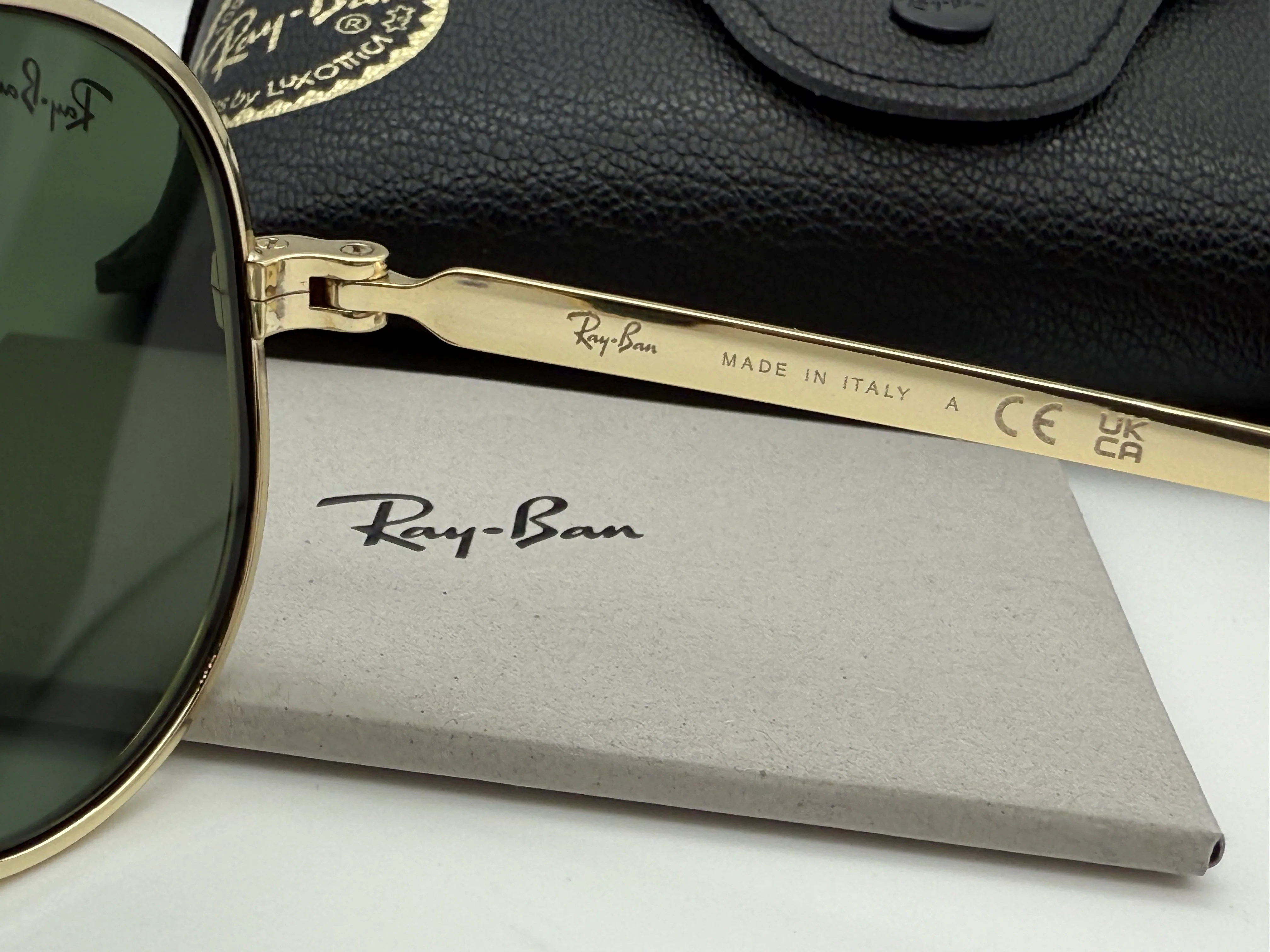 Ray-Ban Aviator Max 58mm Gold / G 15 001 / 31 Italy NEW - Image 5
