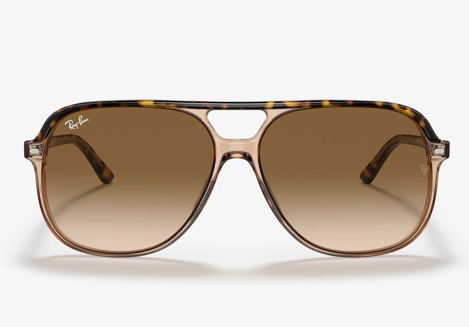 Ray Ban Bill 56mm Havana Transparent Brown/ Clear Gradient Brown 129251 Italy NEW - Image 2