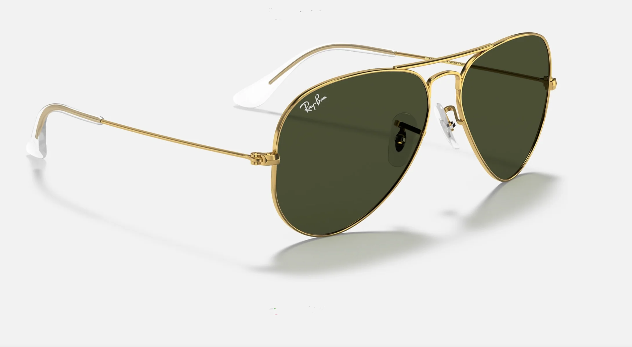 Ray Ban Classic Aviator 58mm G15 Green Gold Frames 100% Authentic RB 3025 L0205 Arista Italy NEW - Image 12