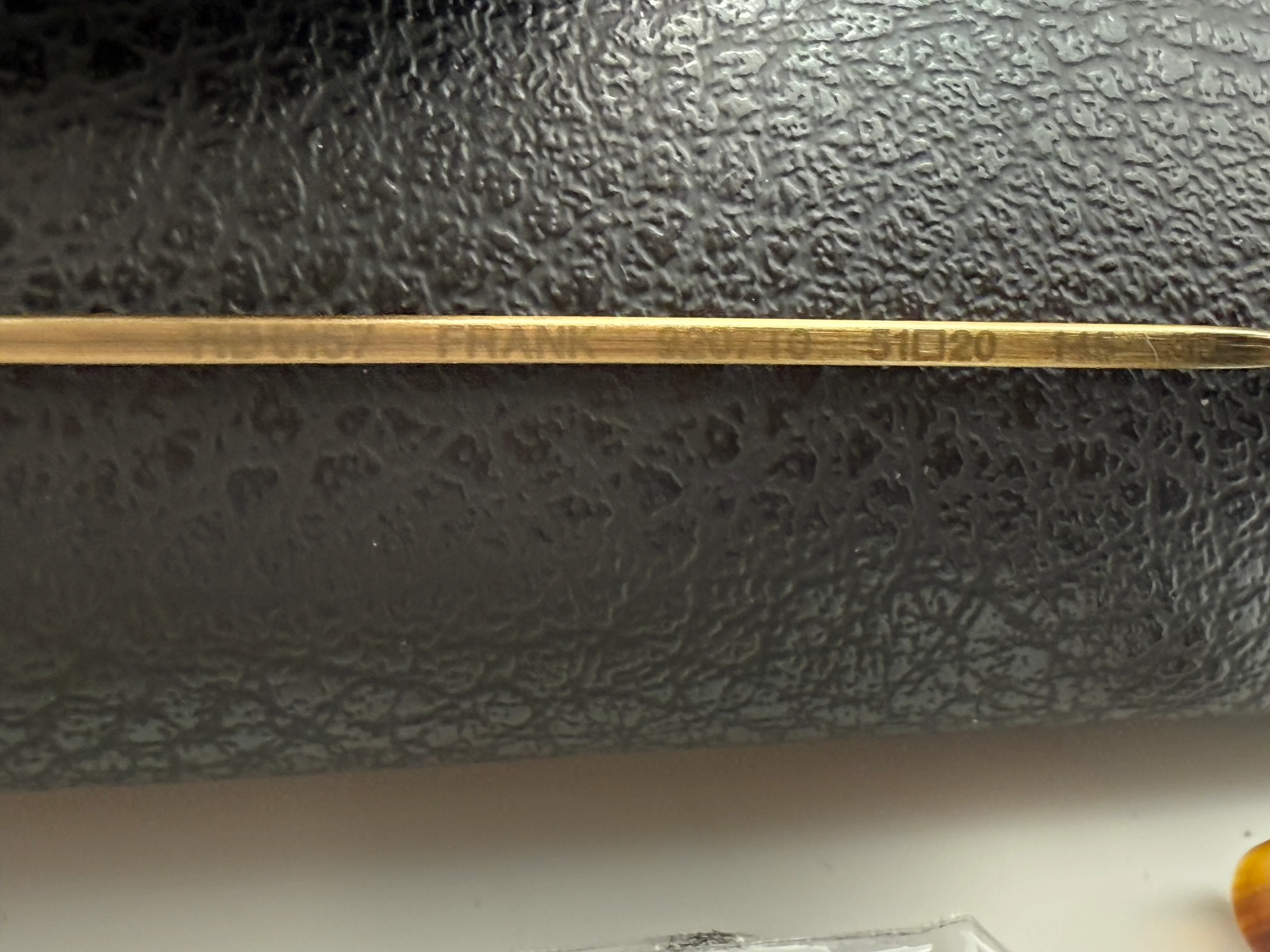 Ray-Ban Frank Titanium 51mm Antique Gold / Goldtone Blue Polarized RB 8157 9207TO Japan NEW - Image 11