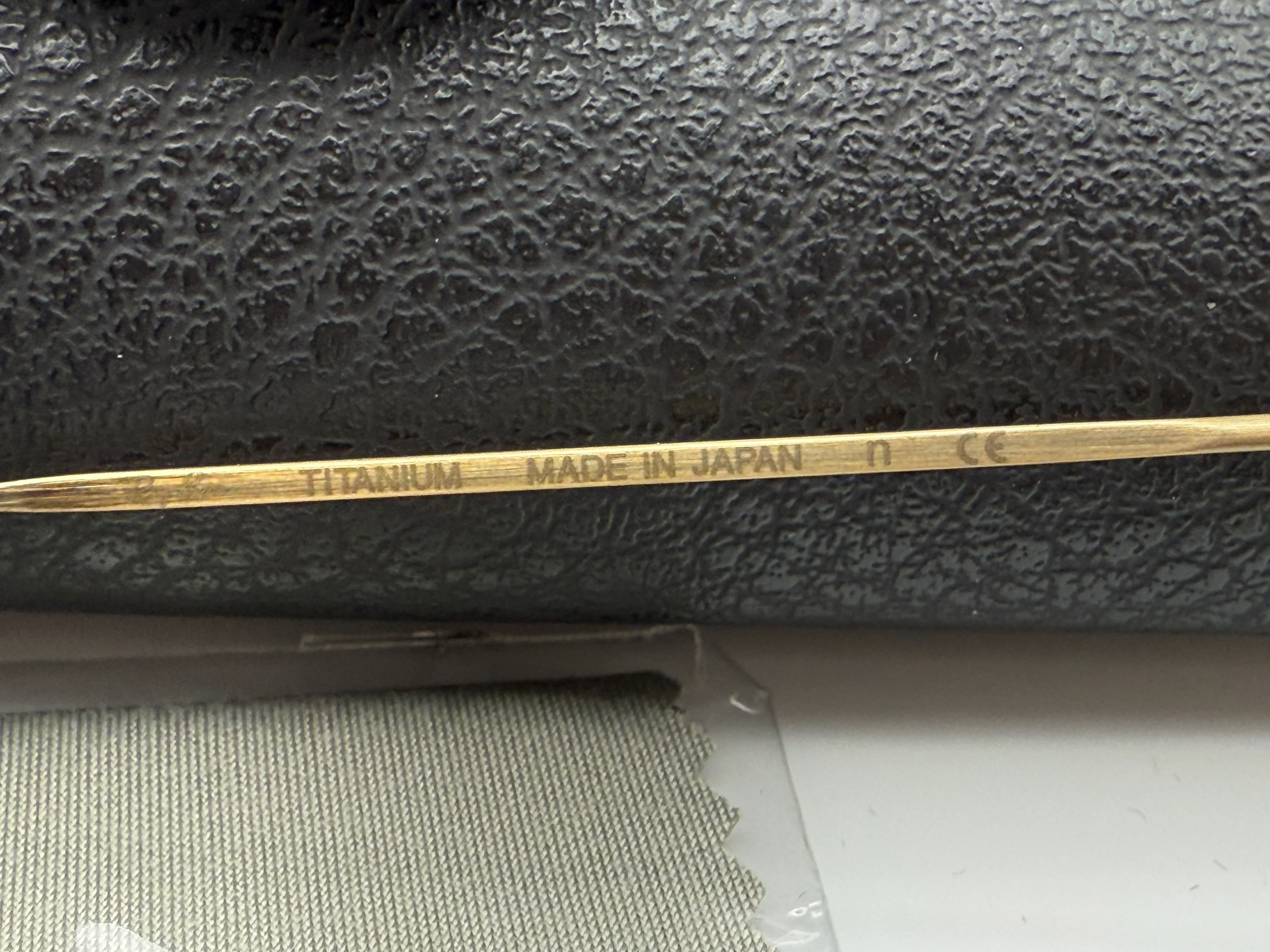 Ray-Ban Frank Titanium 51mm Antique Gold / Goldtone Blue Polarized RB 8157 9207TO Japan NEW - Image 8