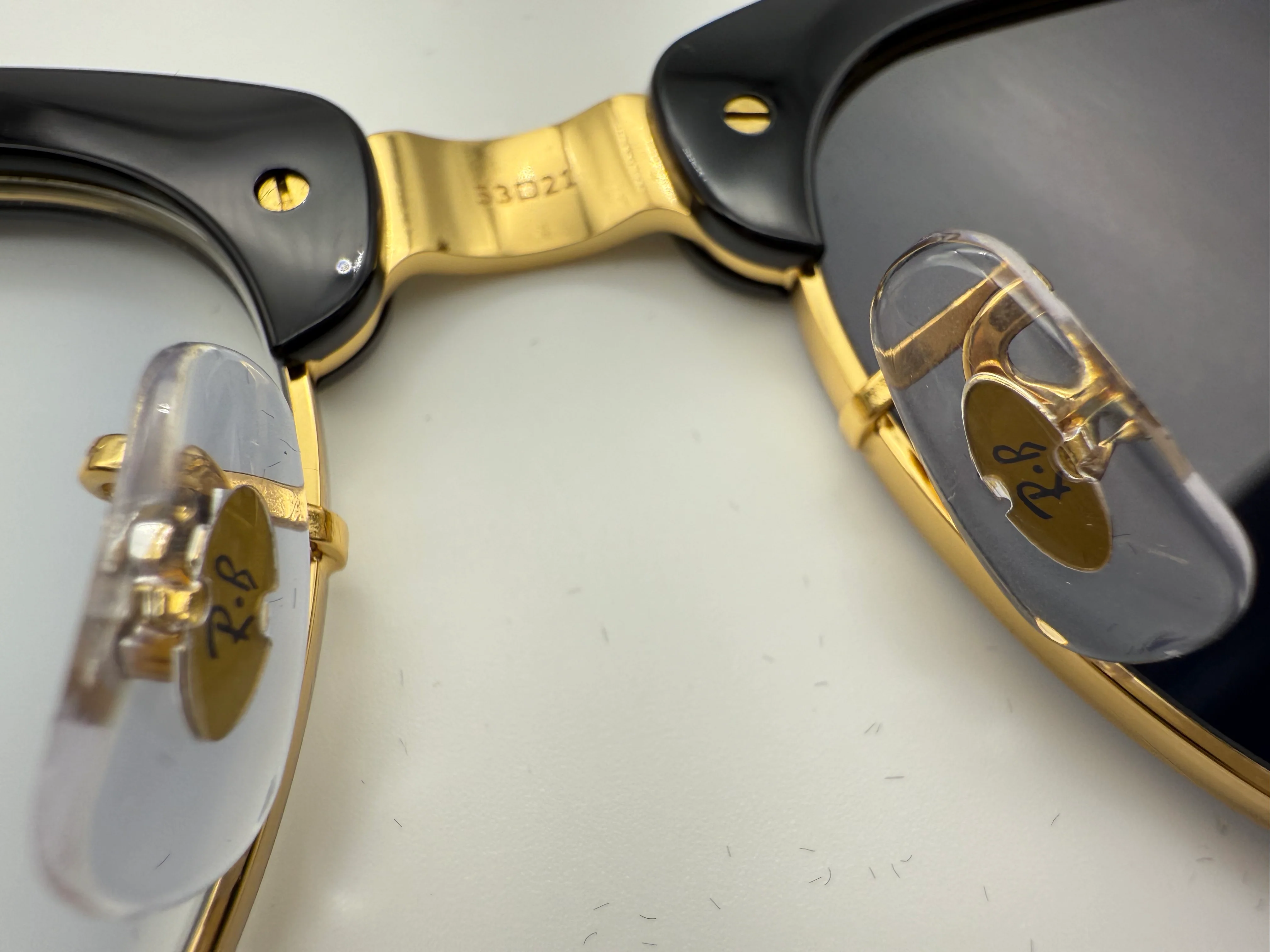 Ray-Ban Mega Clubmaster 53mm Transitions Photochromic Sapphire RB 0316 901 / GG Italy Read Description - Image 10