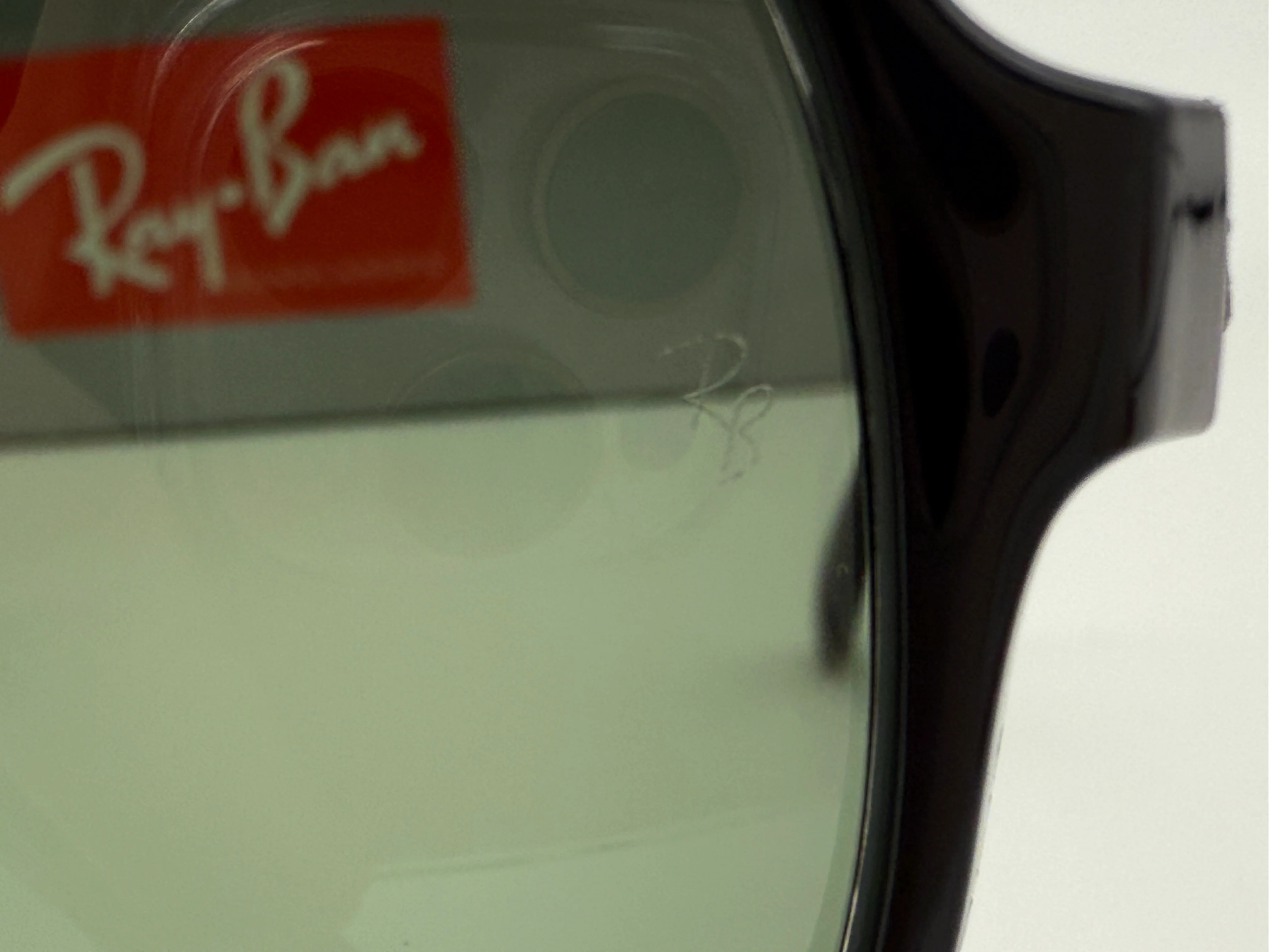 Ray-Ban Powderhorn 58mm Black Transparent/ G-15 RB 4357 654531 Italy NEW - Image 5