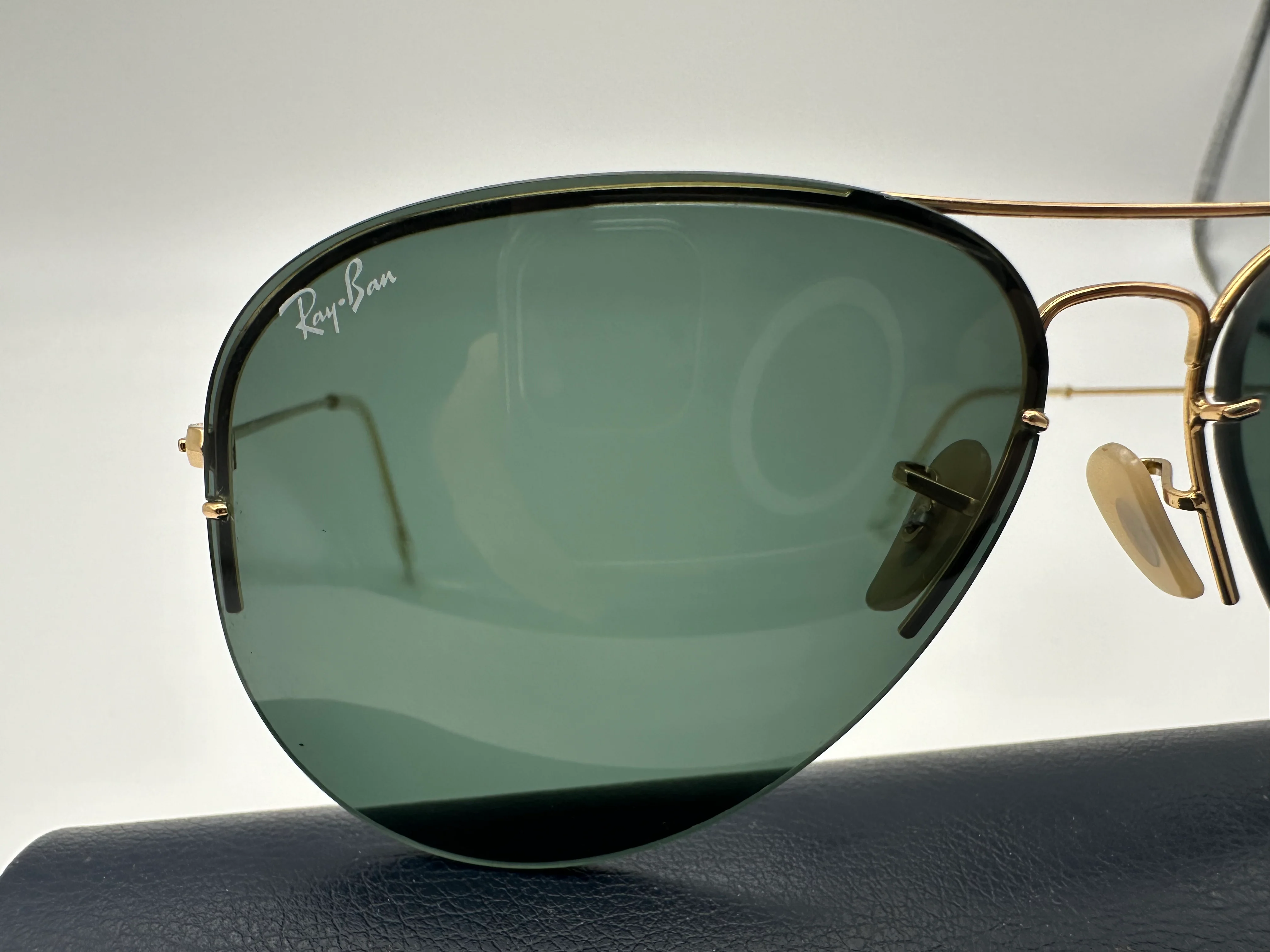 Ray Ban RB 3460 Aviator 59mm Flip Out G-15 ONLY ONE LENS Preowned - Image 4