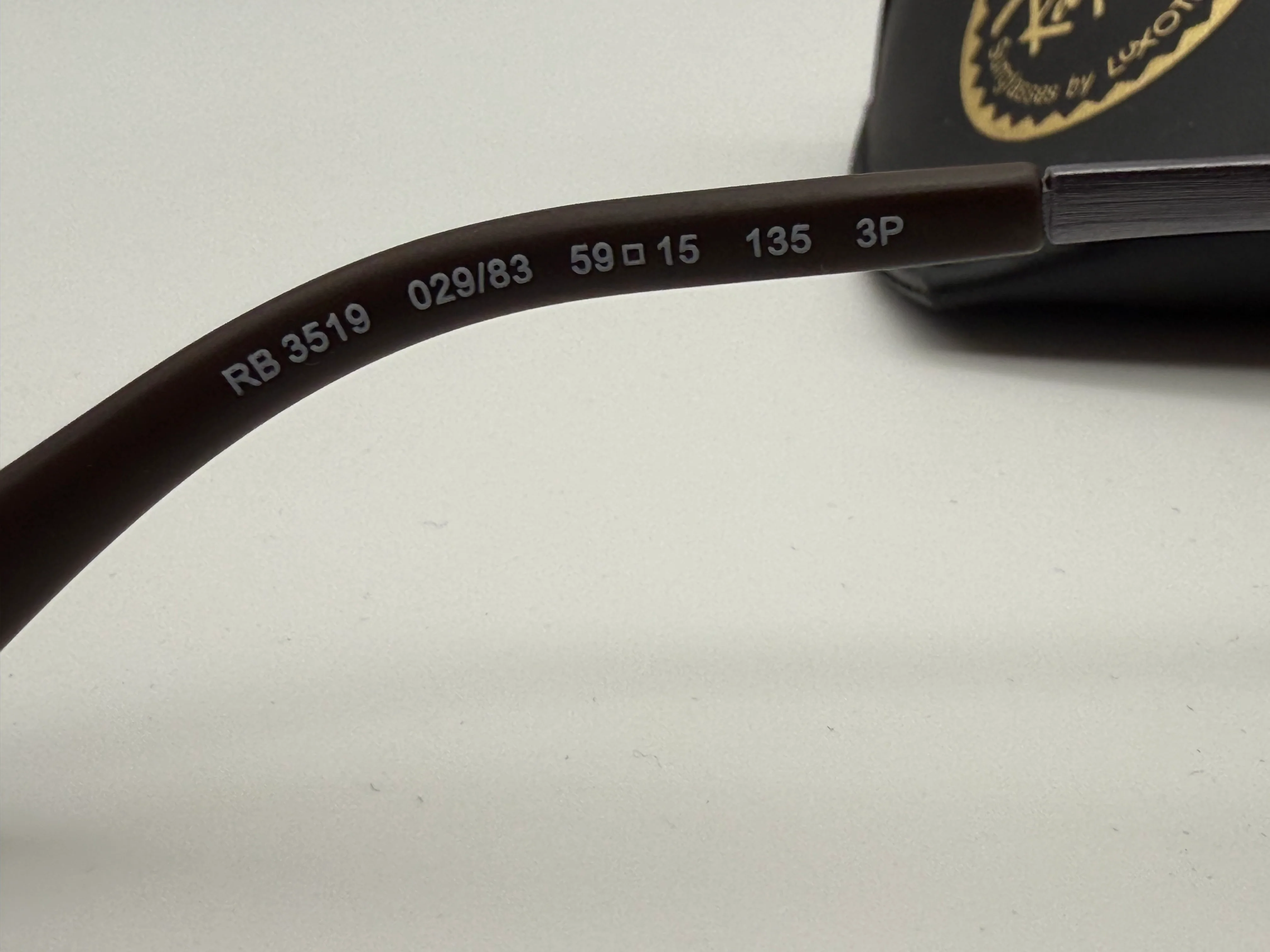 Ray-Ban RB 3519 59mm Matte Gunmetal / Brown 029 / 83 NEW - Image 7