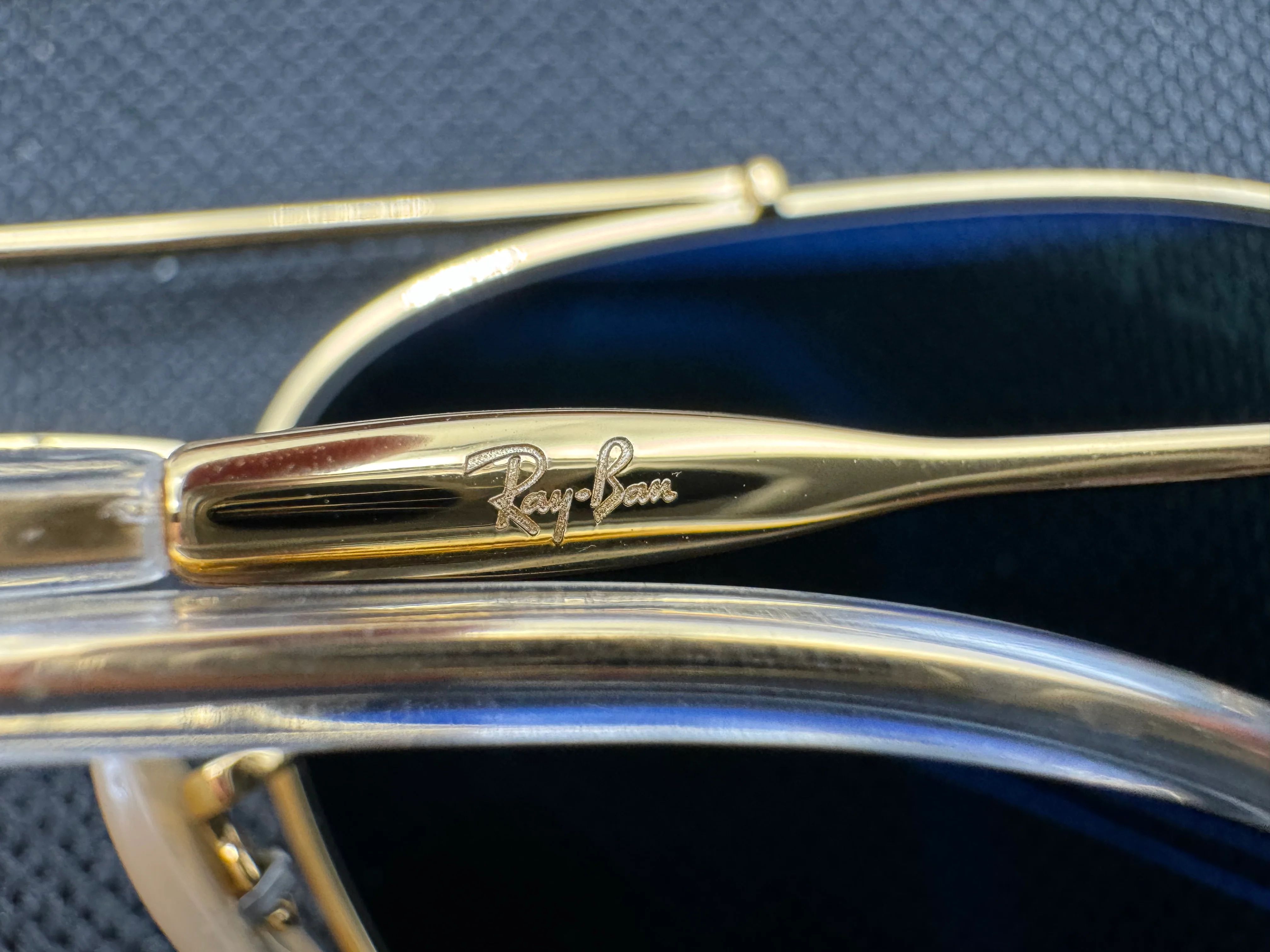 Ray-Ban RB 3707 54mm 001 / 09 Gold / Gray Chromance Polarized NEW - Image 10