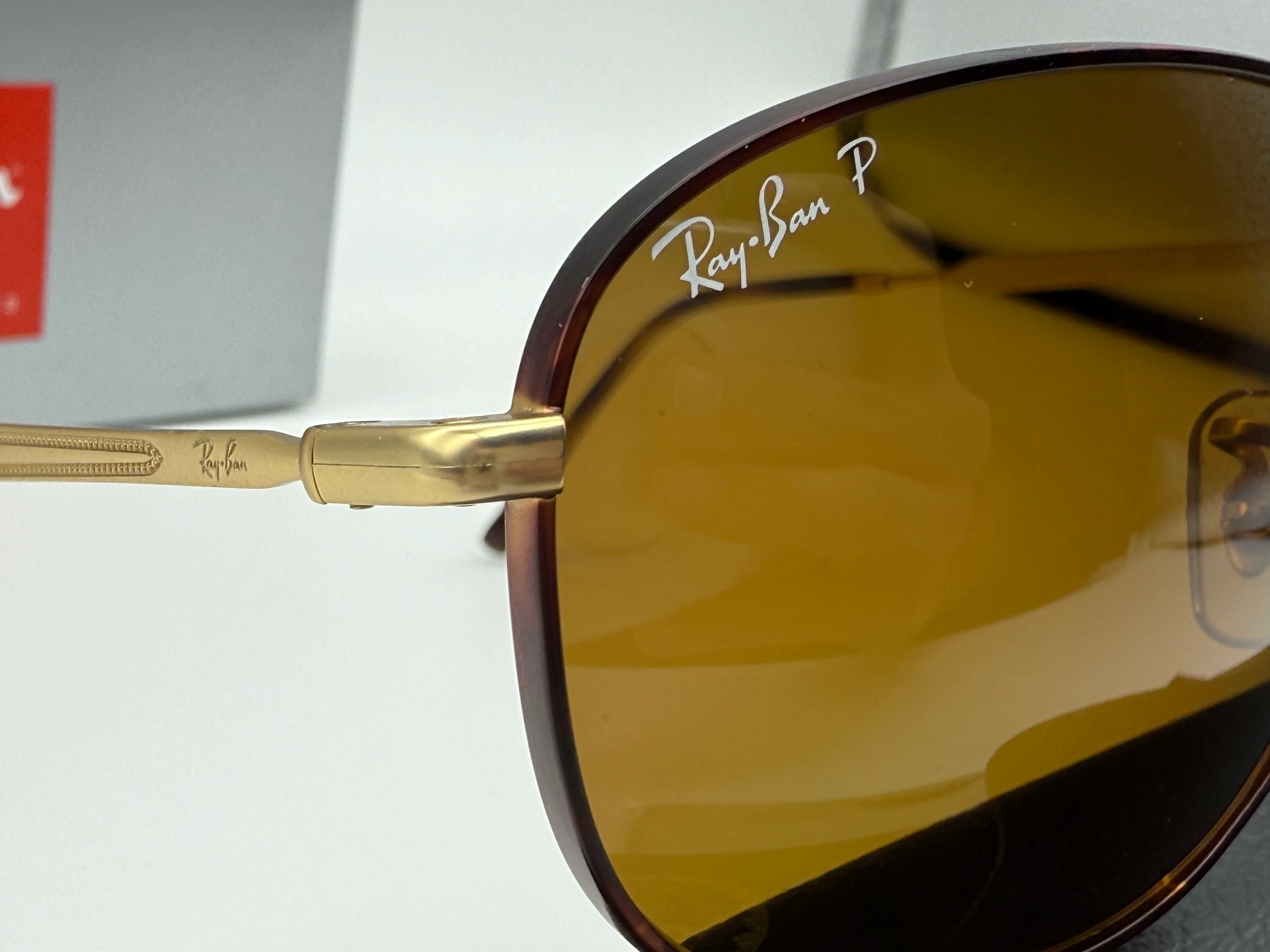 Ray-Ban RB 3754 60mm Matte Havana / Matte Gold - Brown Polarized NEW - Image 3