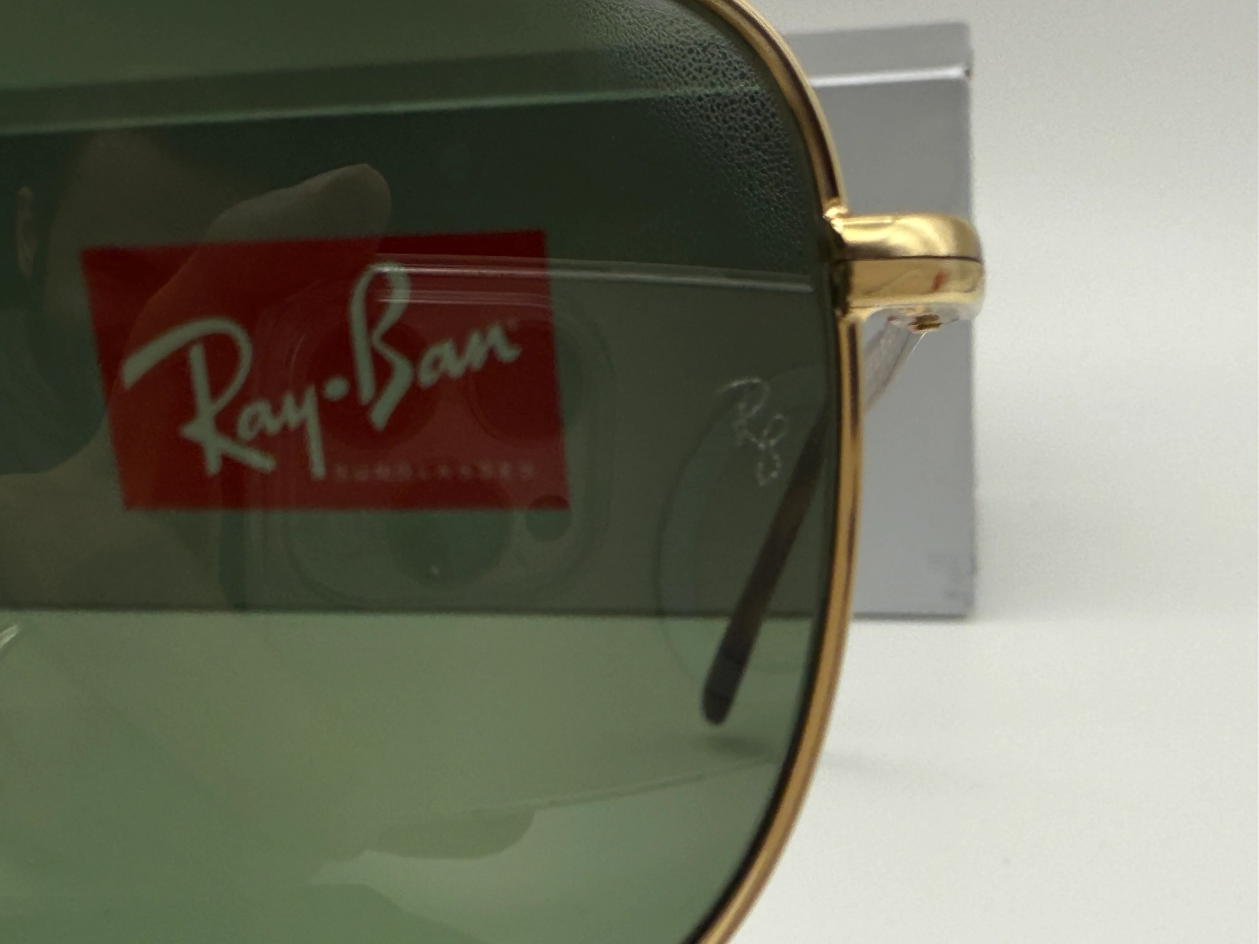 Ray-Ban RB 3755 59mm Gold / G-15 Glass 001/31 NEW - Image 13