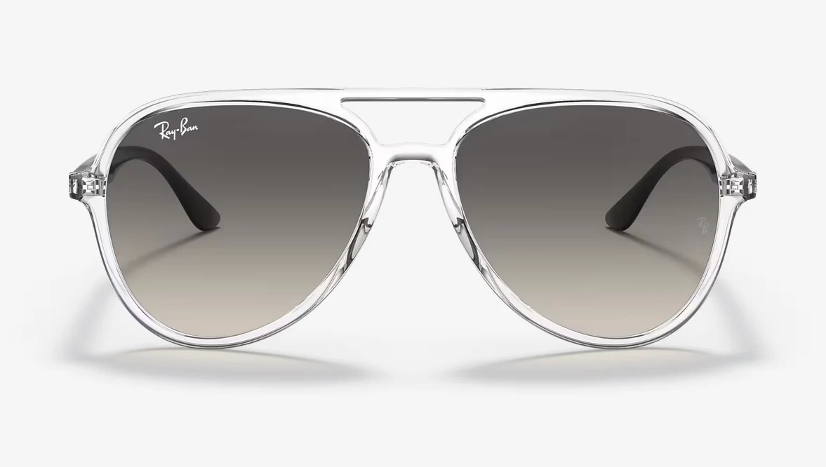 Ray Ban RB 4376 57mm Transparent Gray Gradient 647711 - Image 2