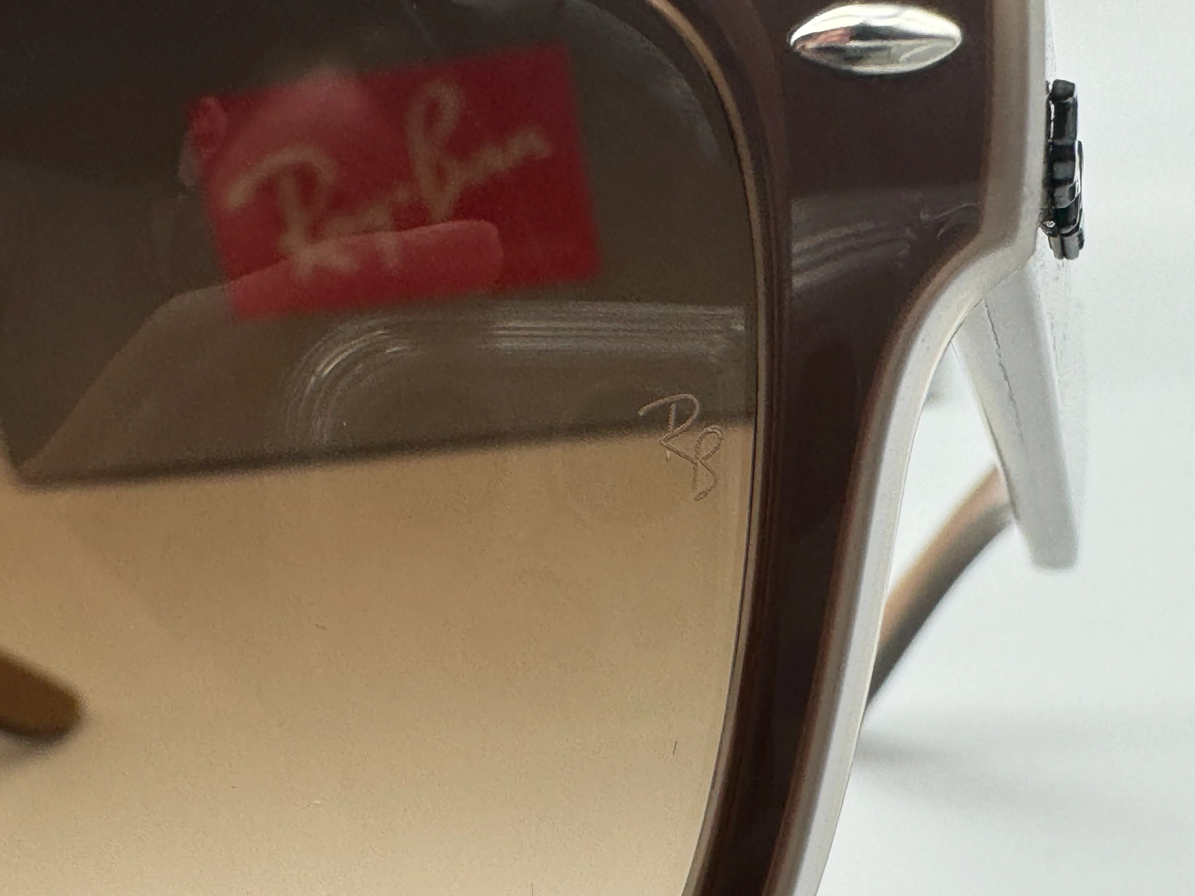Ray Ban RB 4407 57mm Polished Green & Dark Grey & Transparent Brown / Brown 6732T5 NEW - Image 6