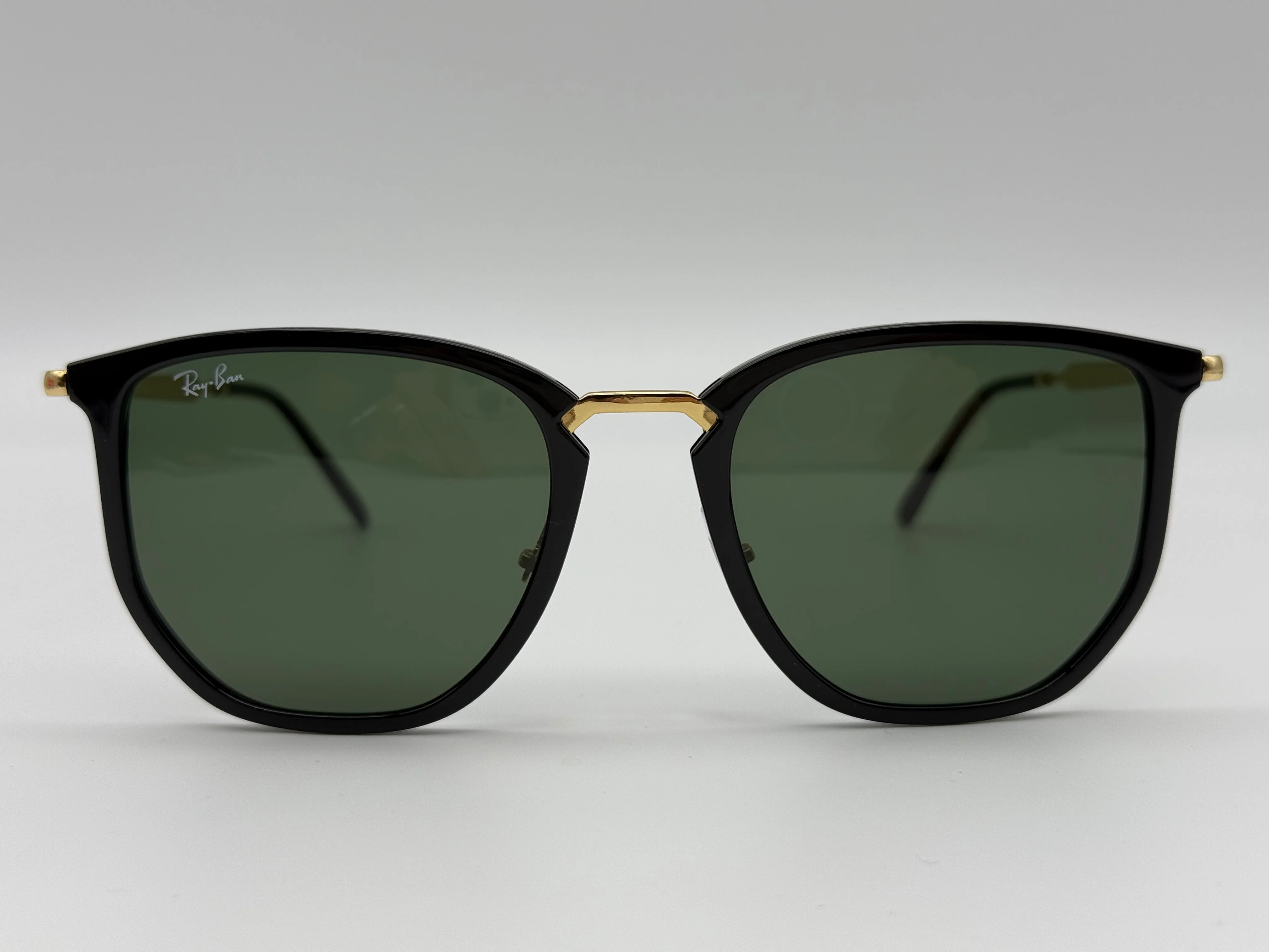 Ray-Ban RB 4451 53mm Black Gold / G 15 Glass Lens 630631 NEW - Image 4