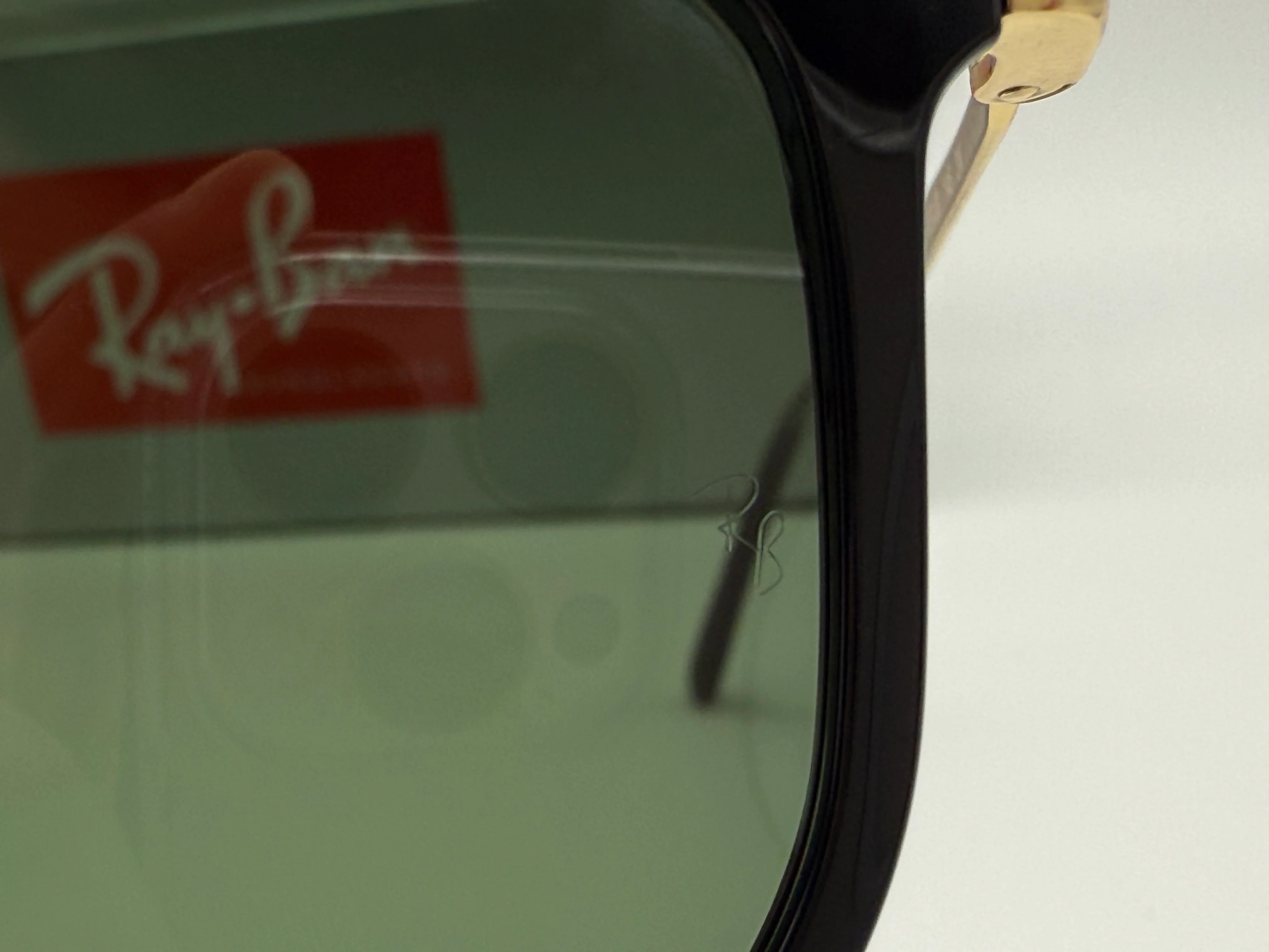 Ray-Ban RB 4451 53mm Black Gold / G 15 Glass Lens 630631 NEW - Image 7