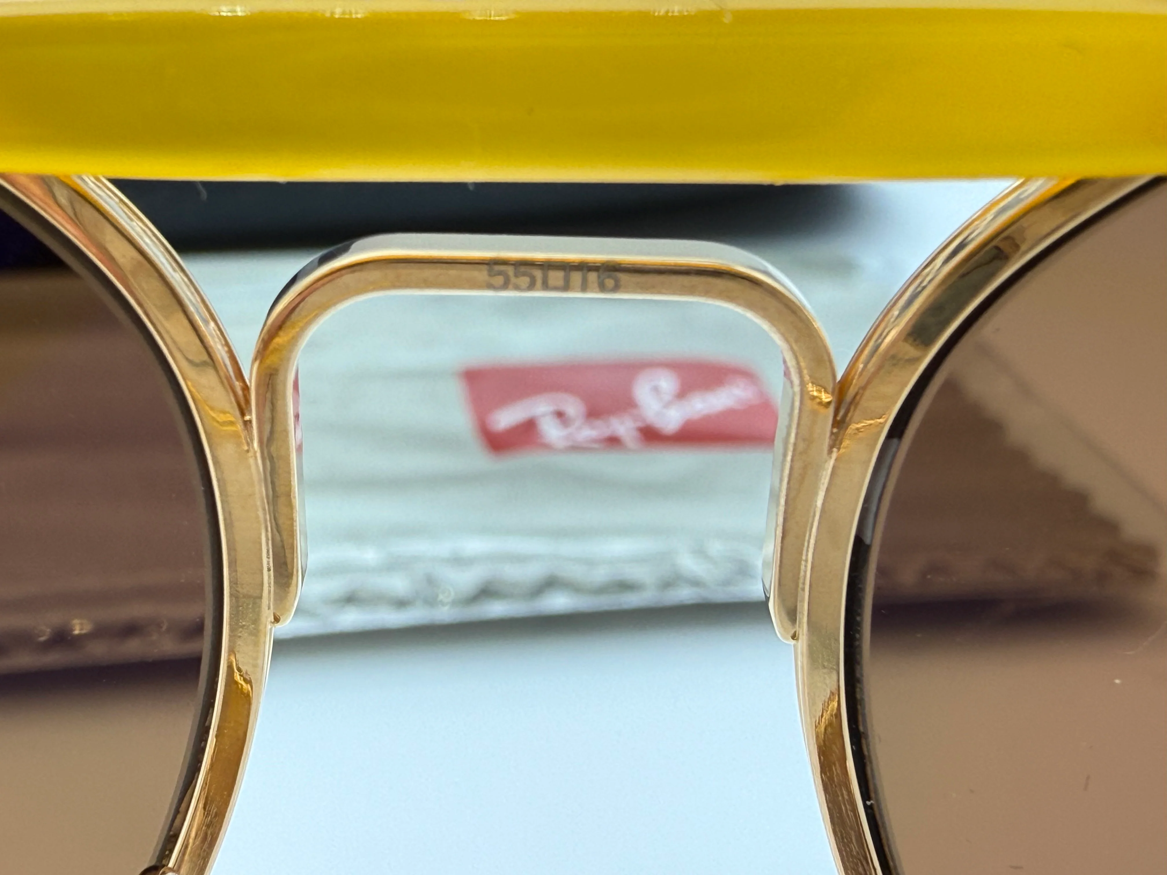 Ray-Ban RB 8063 Titanium 55mm Gold / Dark Brown Classic Chromance Polarized 9205AN Japan NEW - Image 9