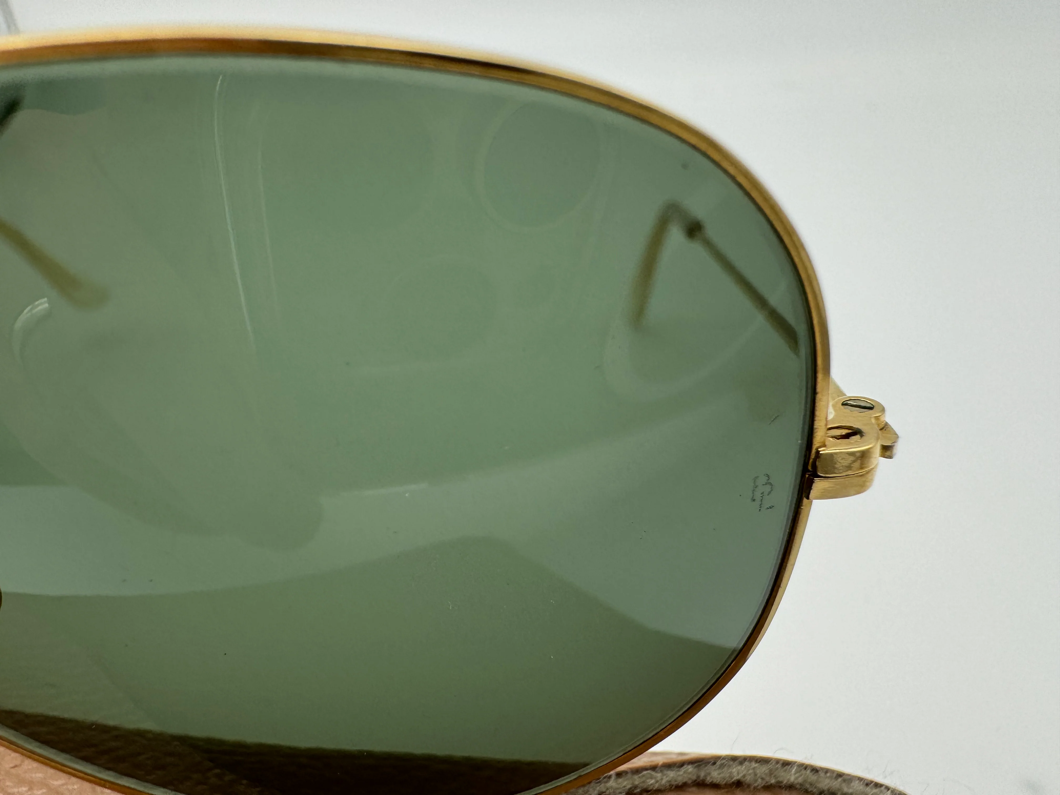Ray-Ban Vintage Aviator B&L 58mm Gold G 15 none polarized lens Preowend - Image 5