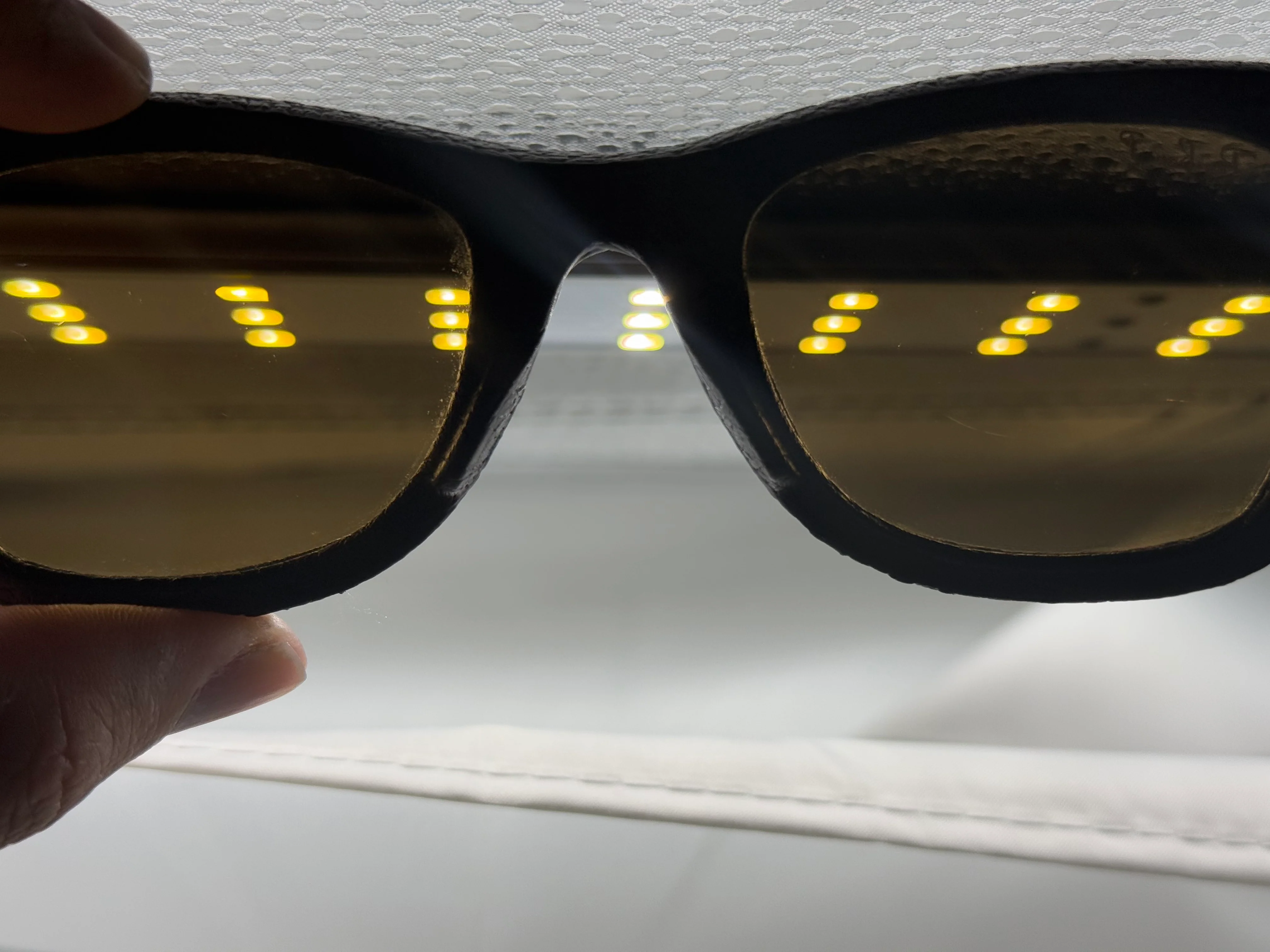 Ray-Ban Wayfarer Genuine Leather Craft 50mm RB 2140 QM 1153 / N6 Brown Polarized P3 Plus Lens Preowned - Image 11