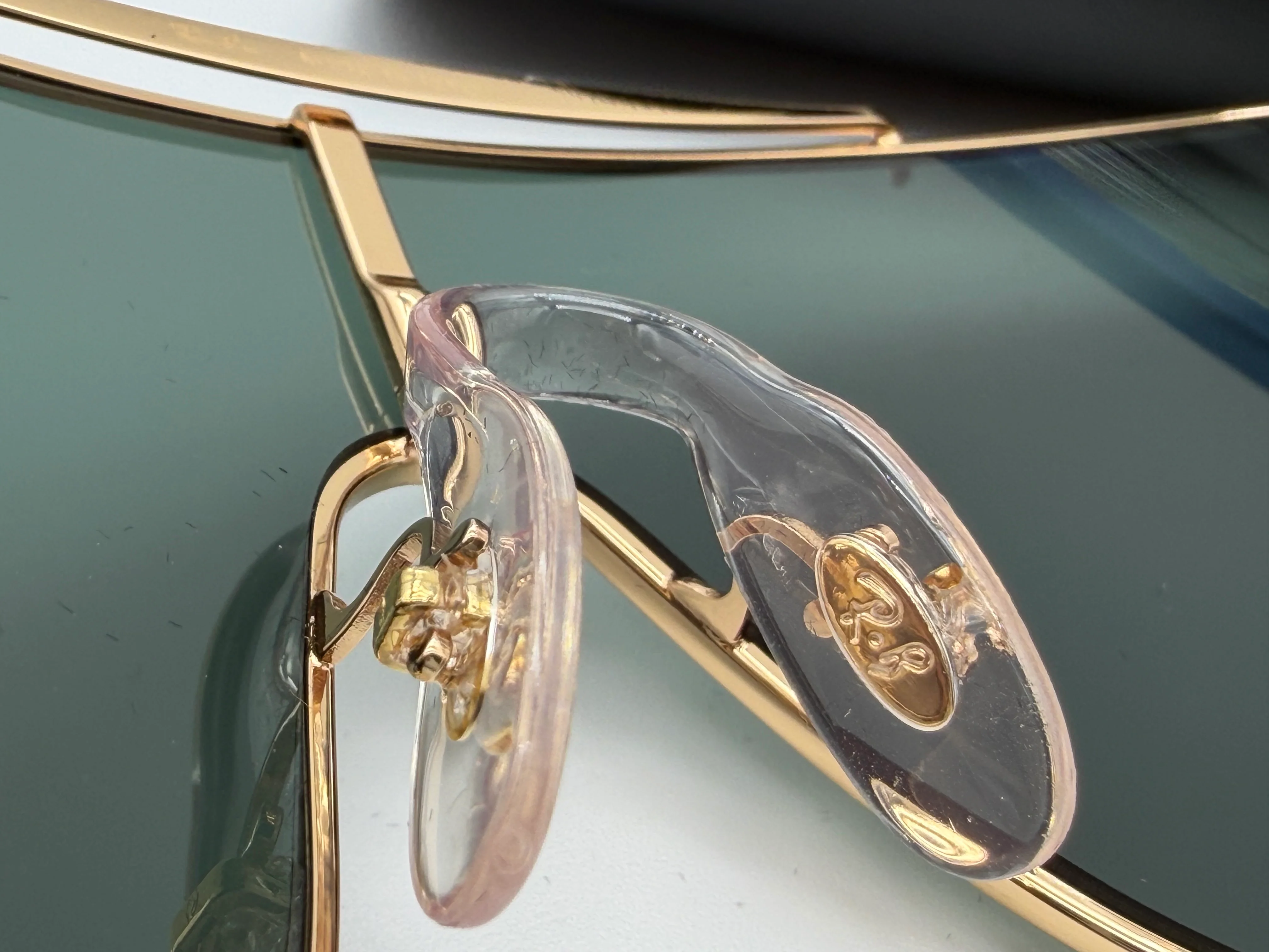 Ray-Ban Wings II RB 3697 Gold / Dark Green 905 / 071 Itlay NEW - Image 11
