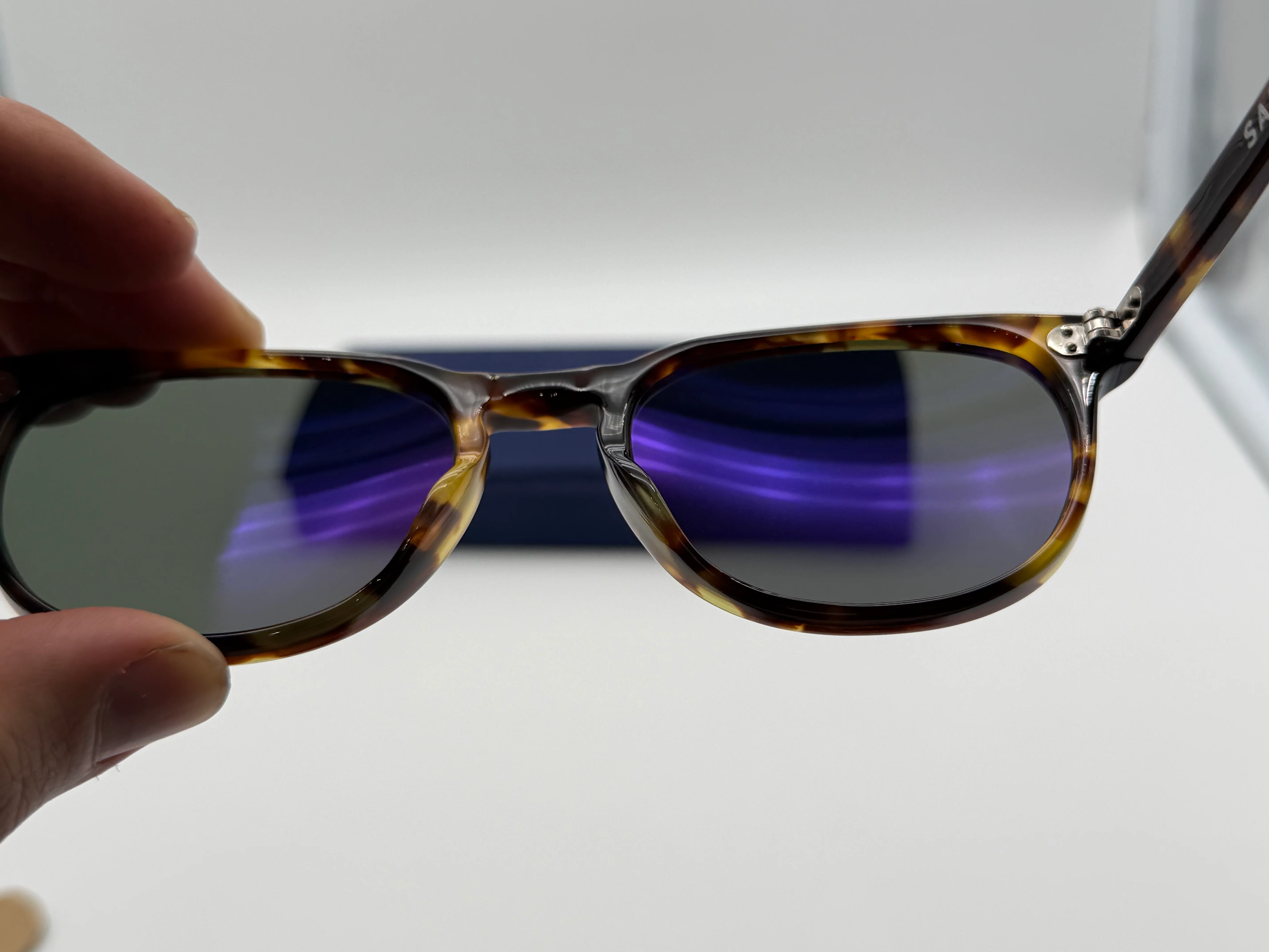 Salt Optics Pierce 51mm G-15 Polarized / Antique Leaves Tortoise Frame Japan NEW - Image 9
