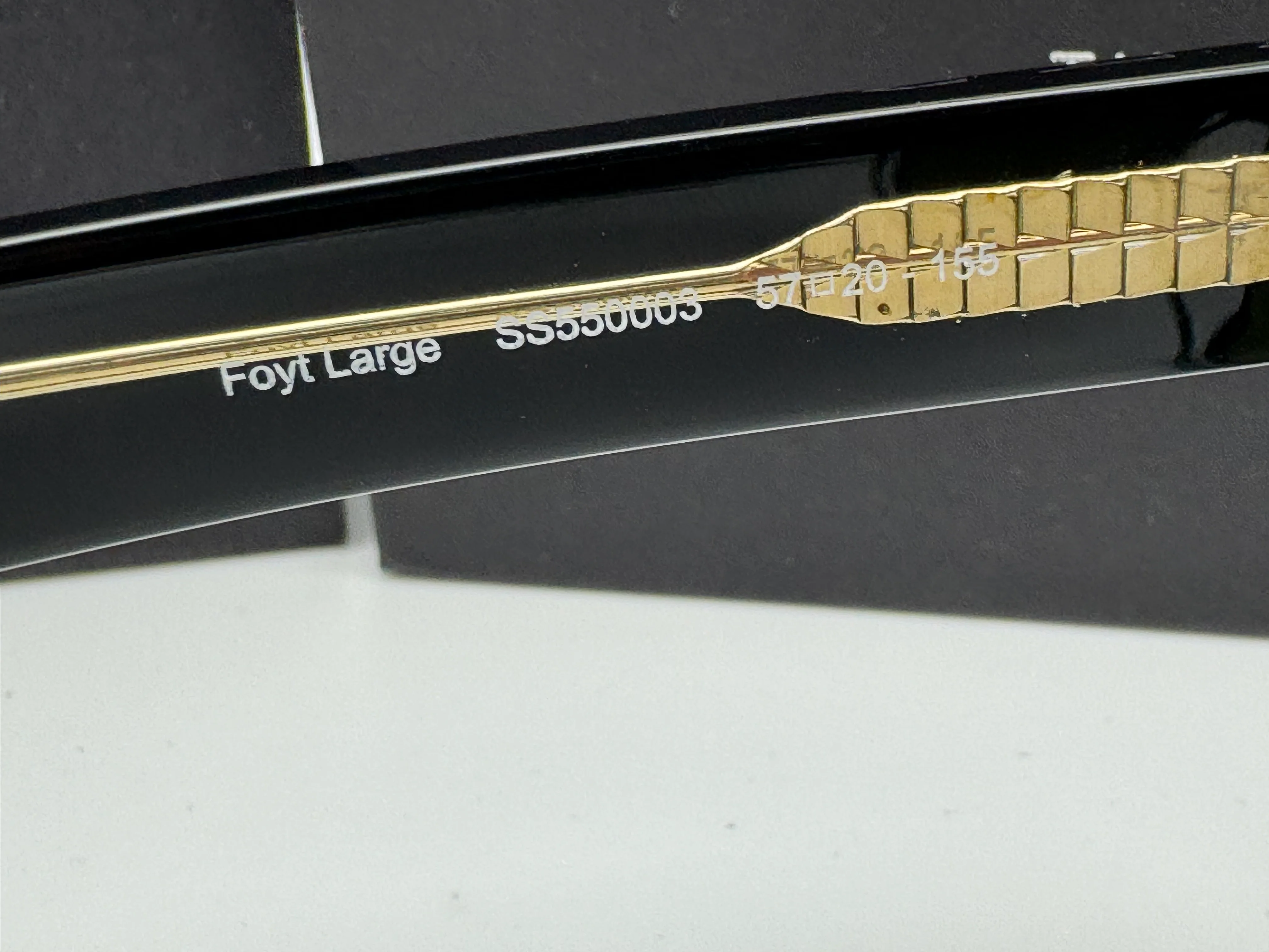 Serengeti FOYT Large 58mm Shiny Black Transparent Polarized 555nm Photochromic SS550003 NEW - Image 8