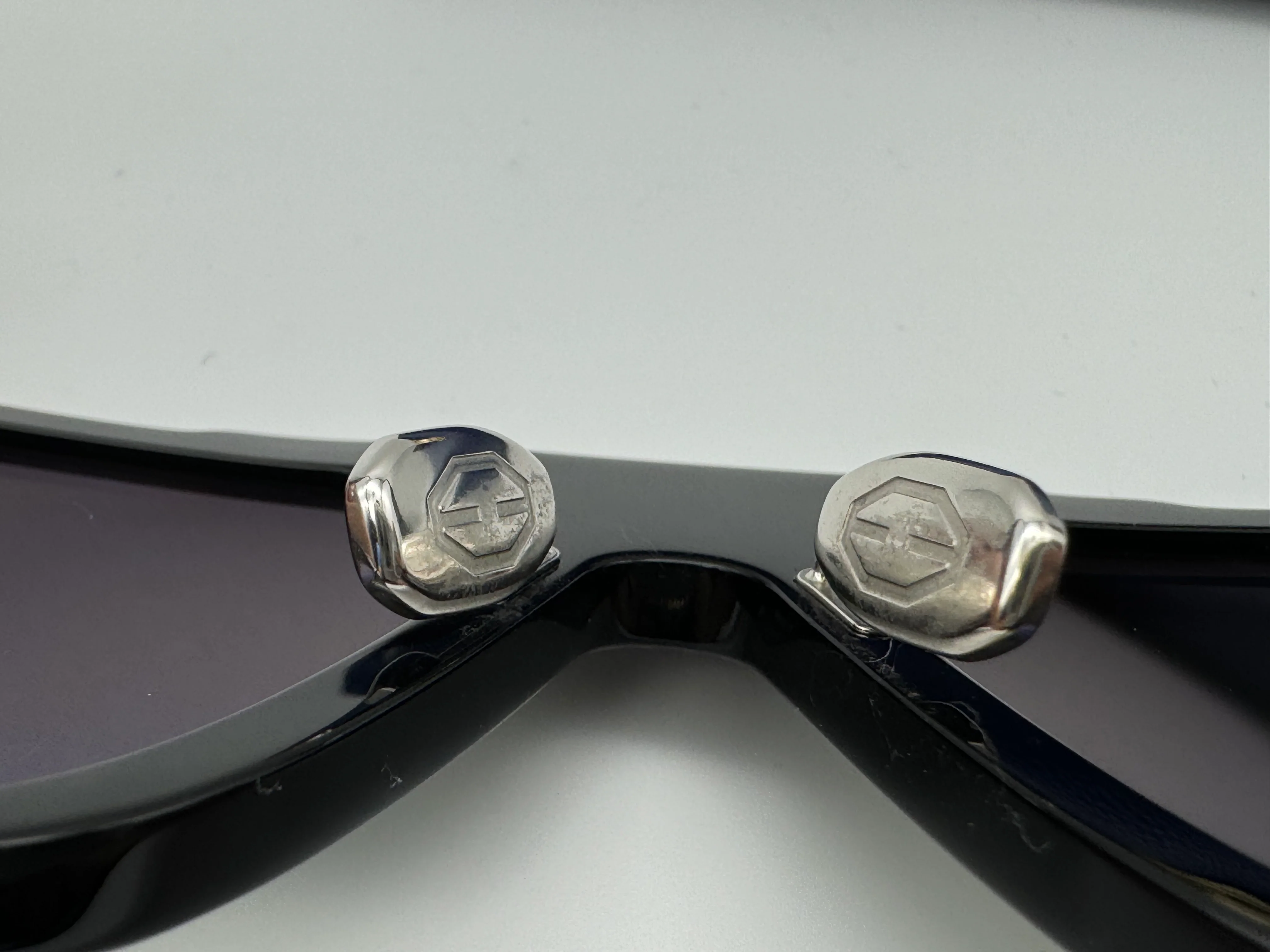T Henri Evo 52mm Shadow Black / Gray Sunglasses Hand Made Japan Preowned - Image 4