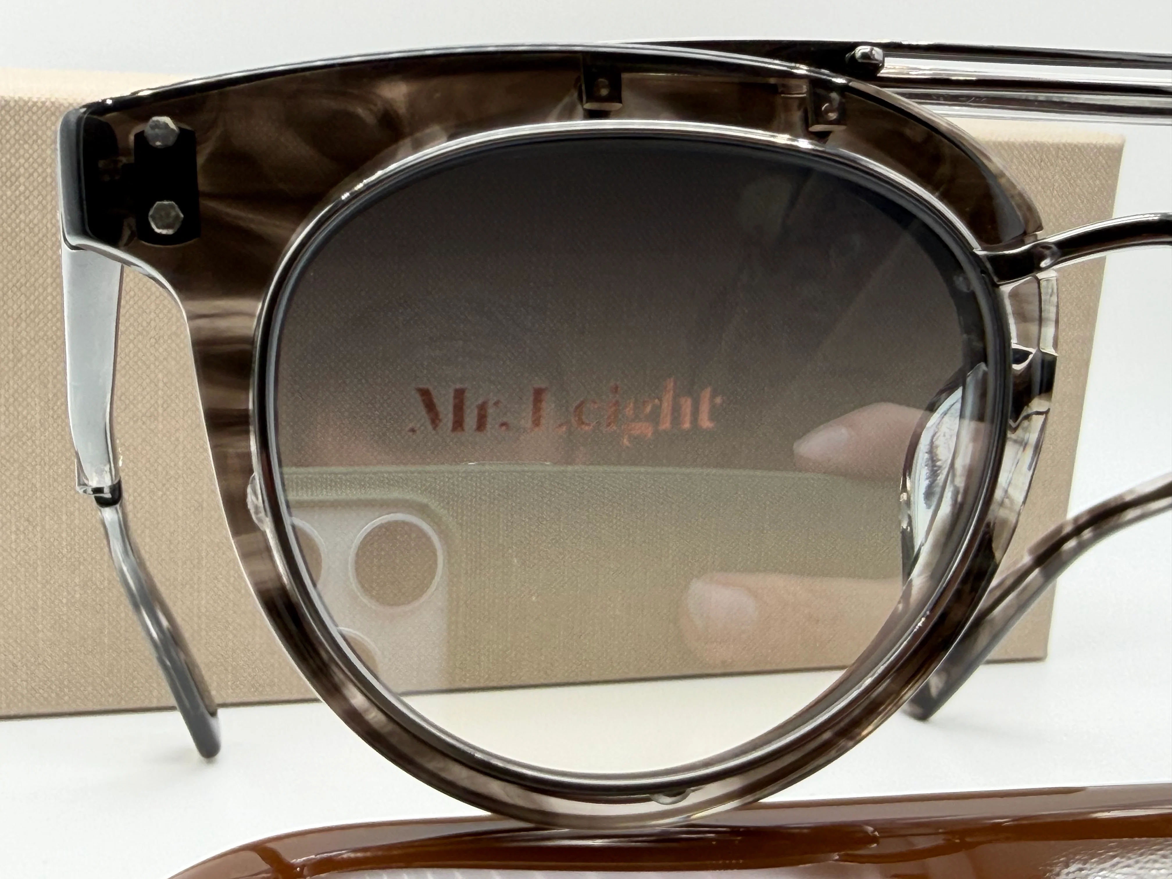 Mr. Leight Laurel S 50mm Coldwater / - Gunmetal / Alpine Japan NEW - Image 9