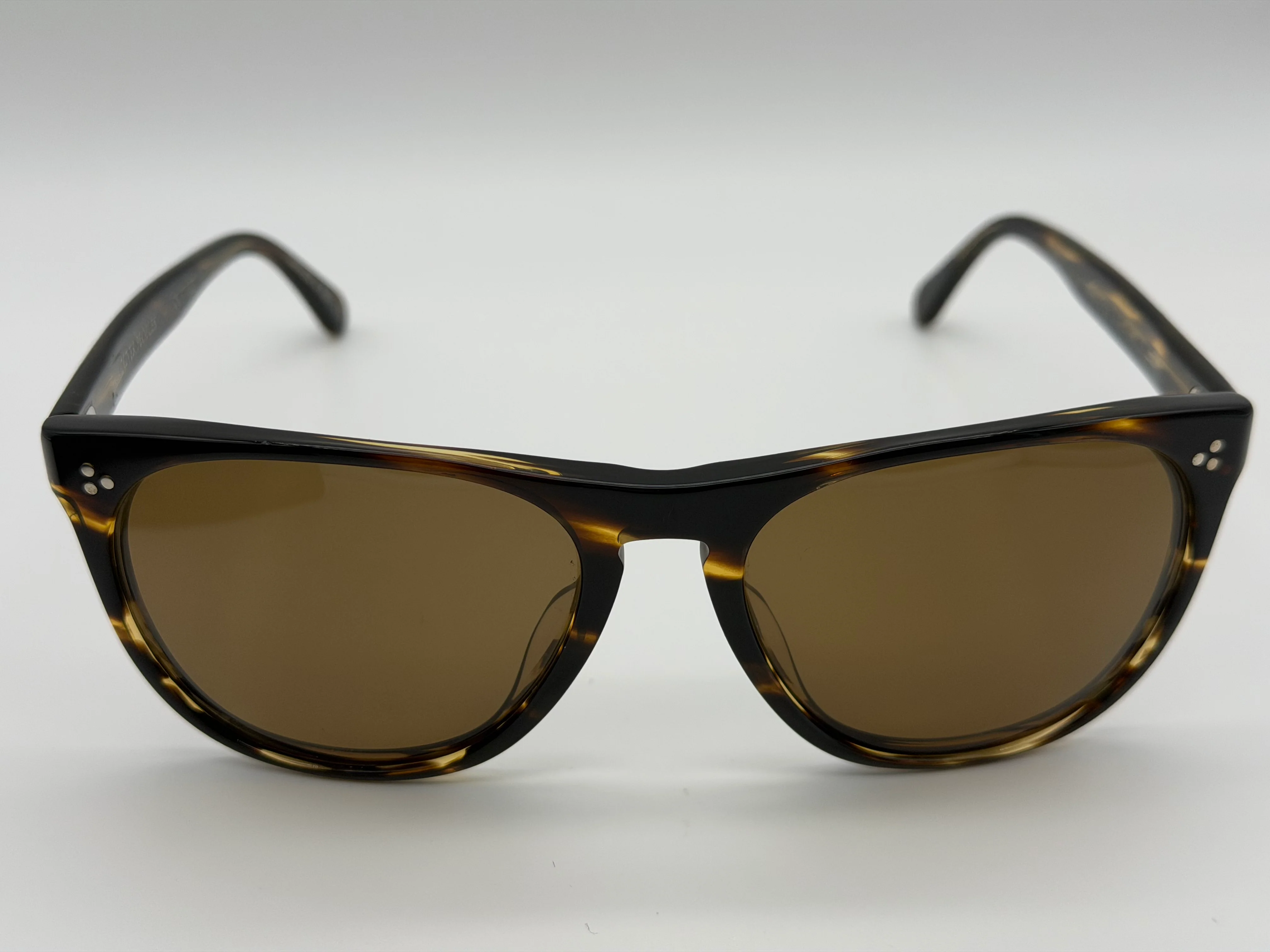 OLIVER PEOPLES Daddy B 58mm Cocobolo Brown Polarized Sunglasses OV5091S Preowned - Image 2