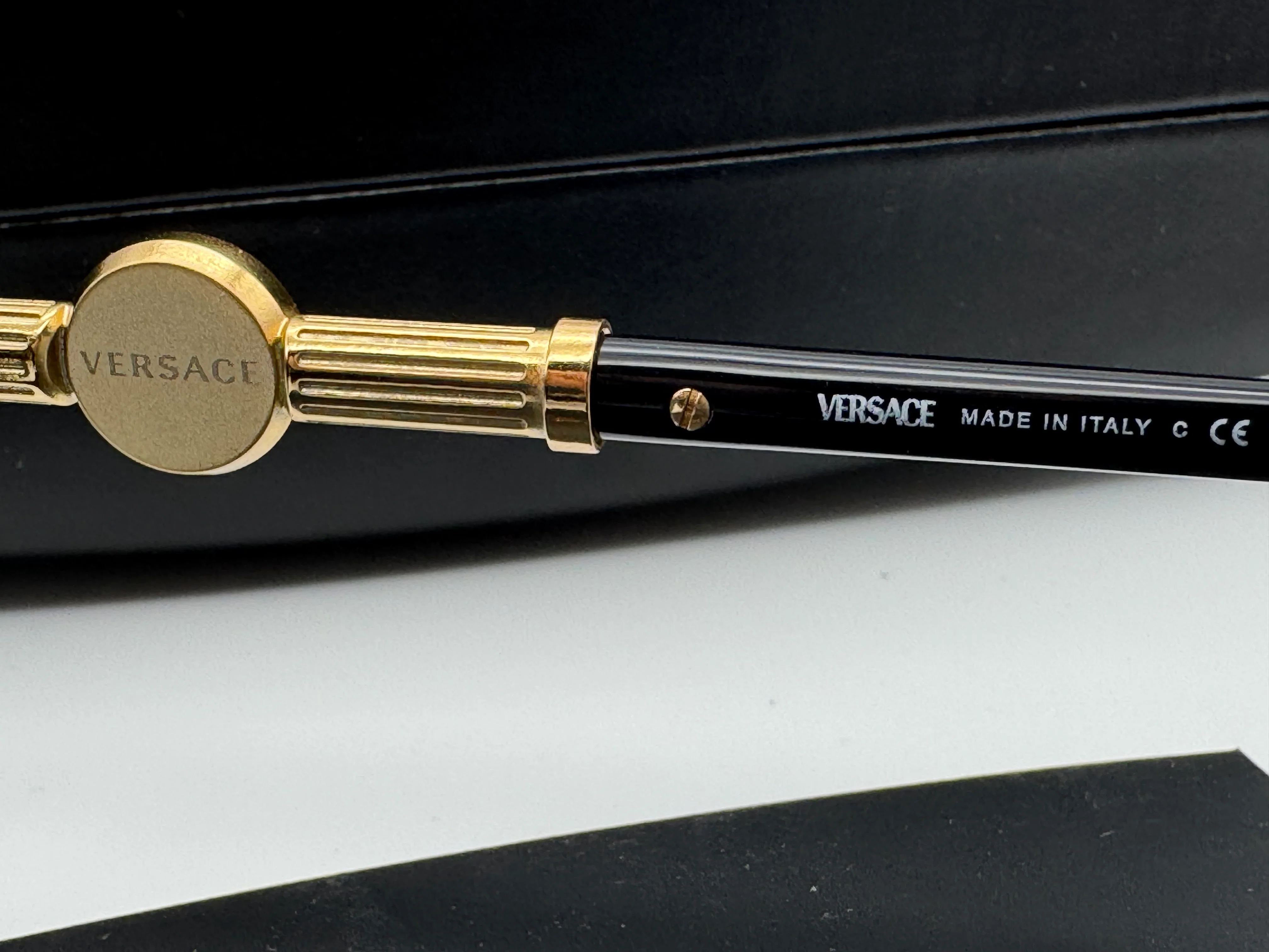 Versace VE 2236 59mm Gold / Dark Gray 100287 Italy - Image 9